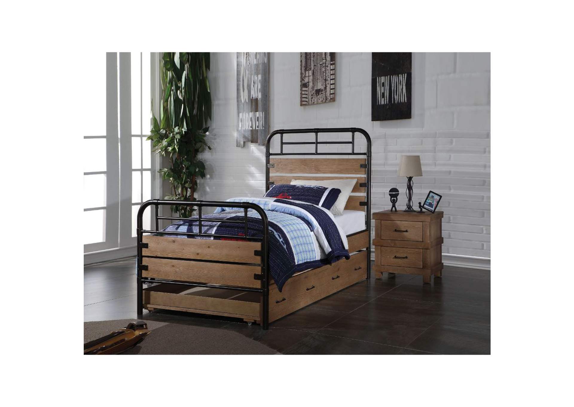 Adams Twin Bed,Acme