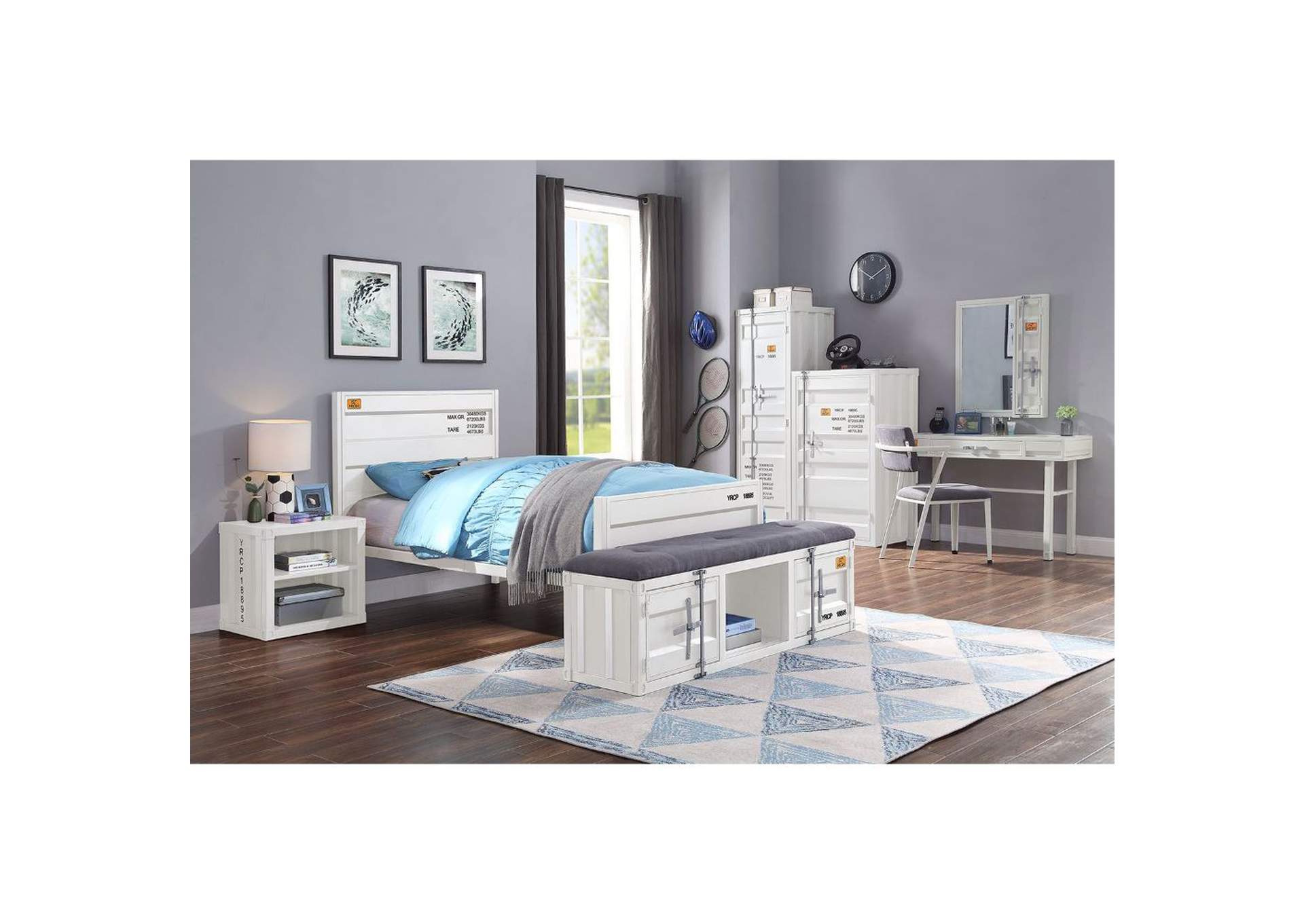 White Cargo Twin Bed Best Furniture, Cargo Twin Bed