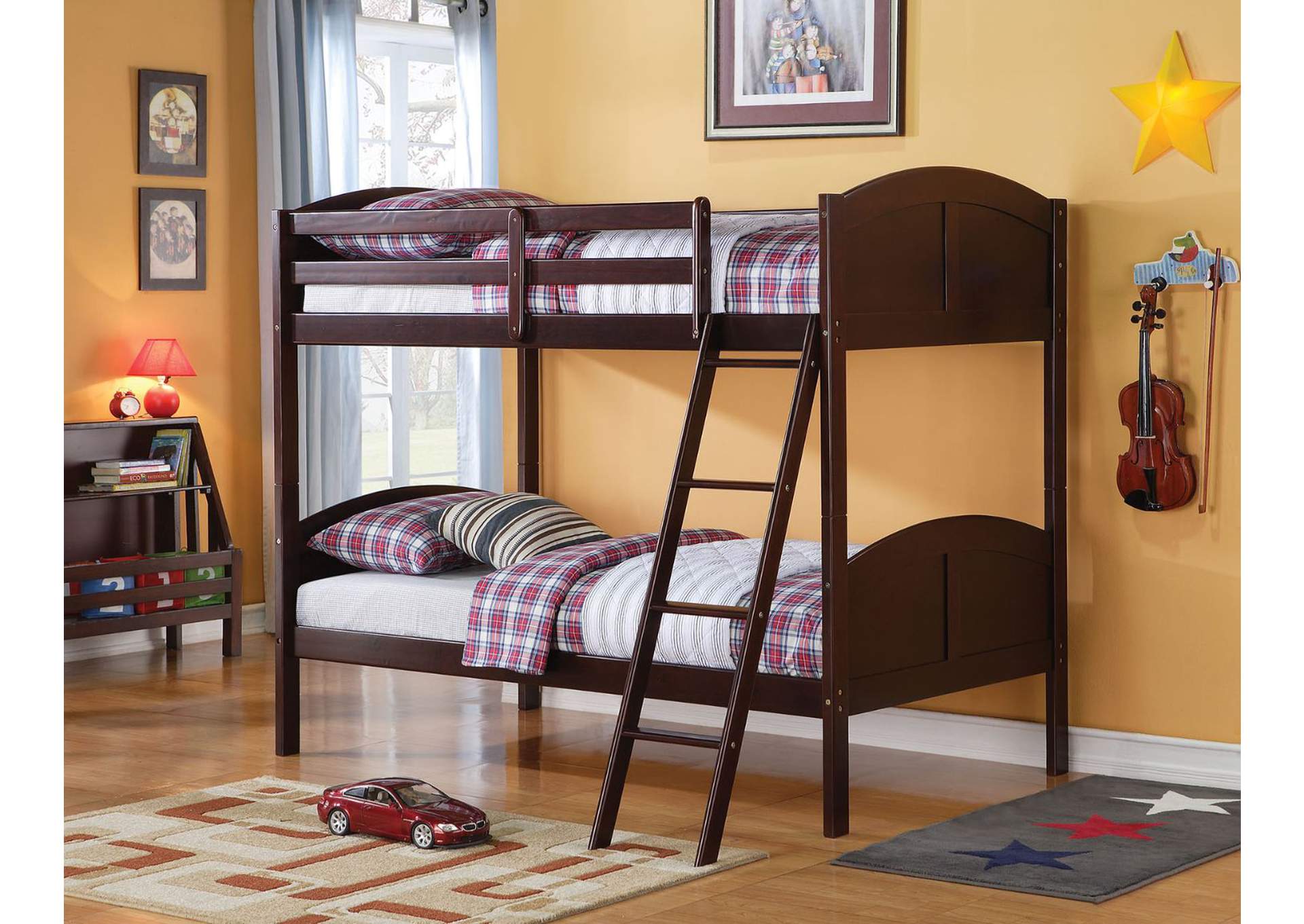 Toshi Twin/Twin Bunk Bed,Acme