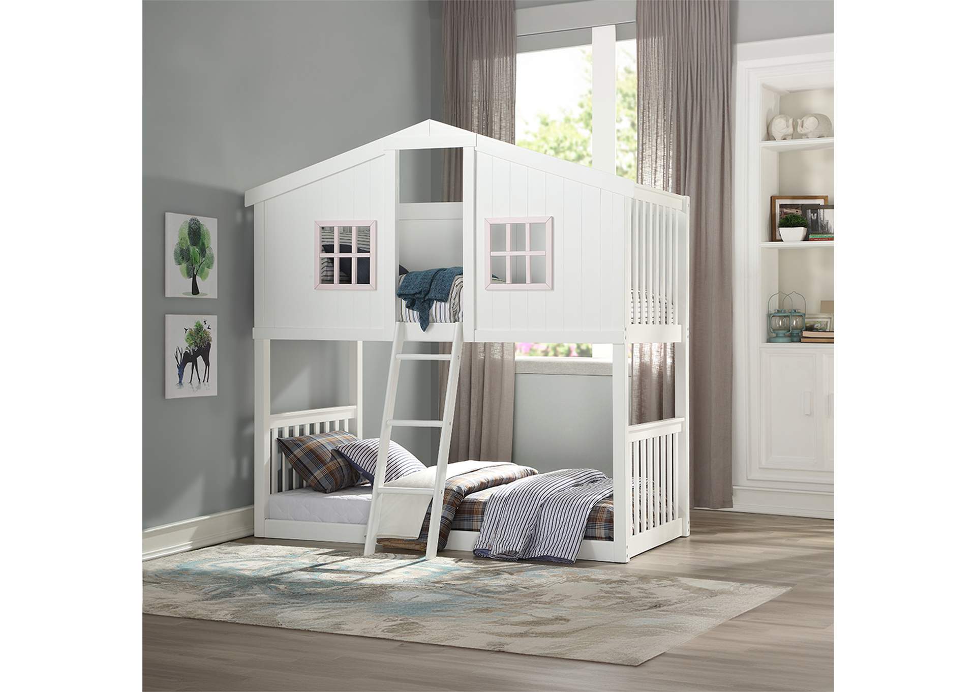 Rohan Cottage Twin/Twin Bunk Bed,Acme