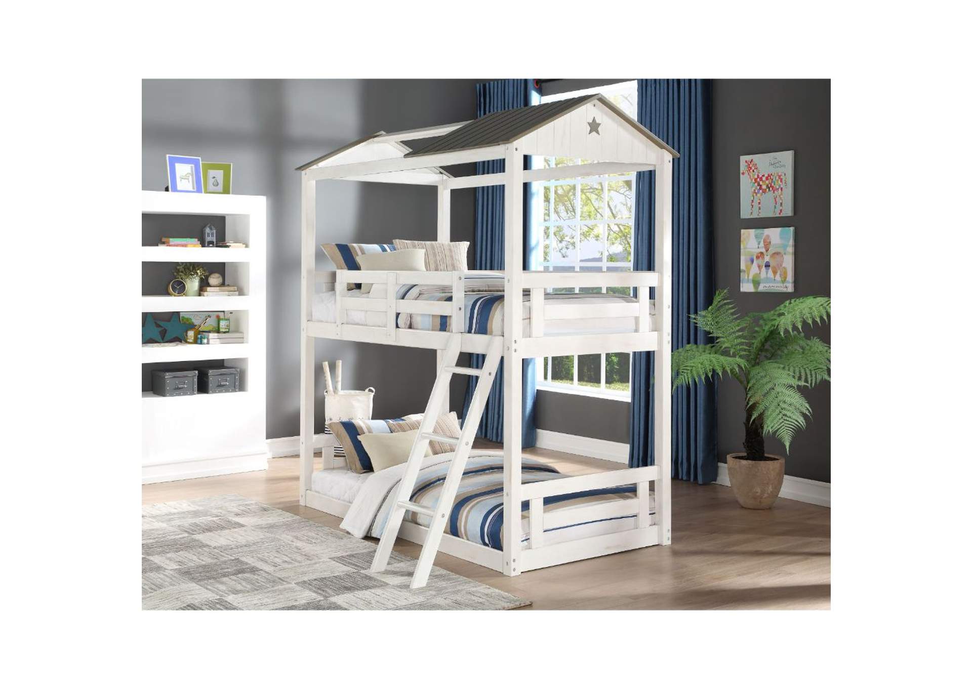 Nadine Cottage Twin/Twin Bunk Bed,Acme