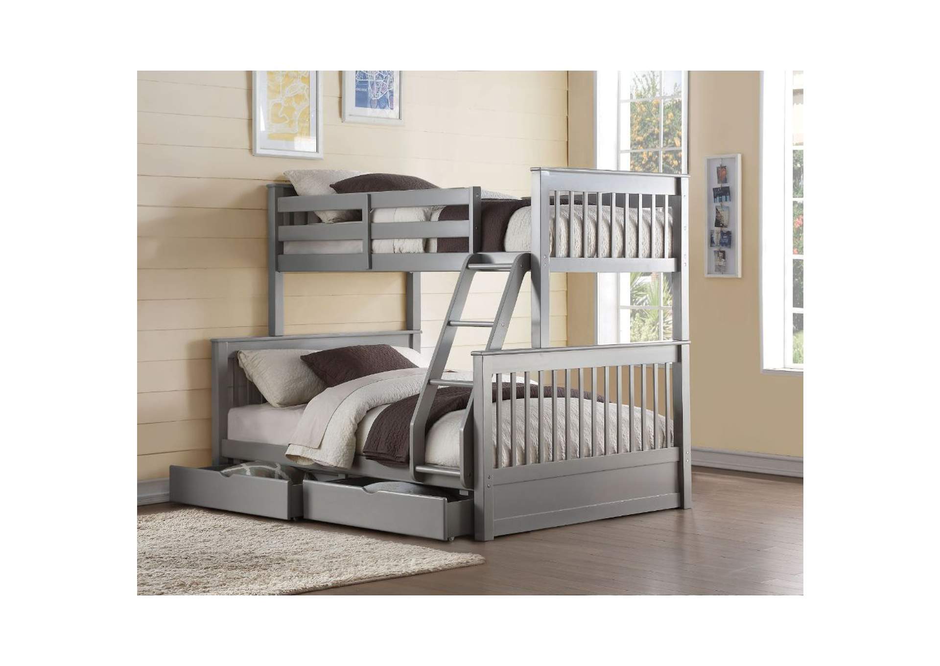 Haley Ii Twin/Full Bunk Bed,Acme