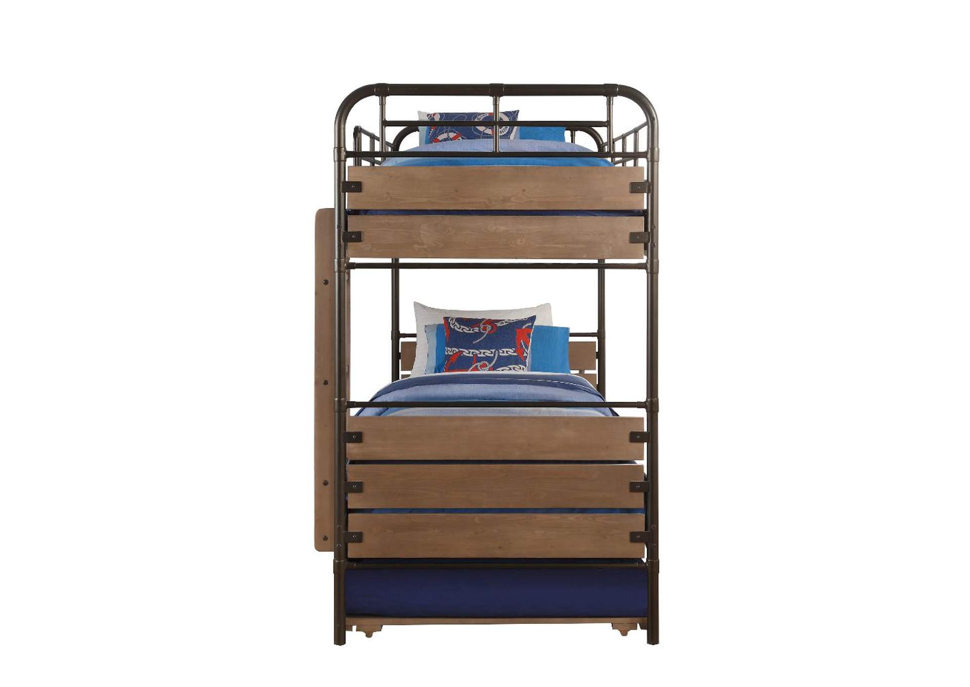Adams Twin/Twin Bunk Bed & Trundle,Acme
