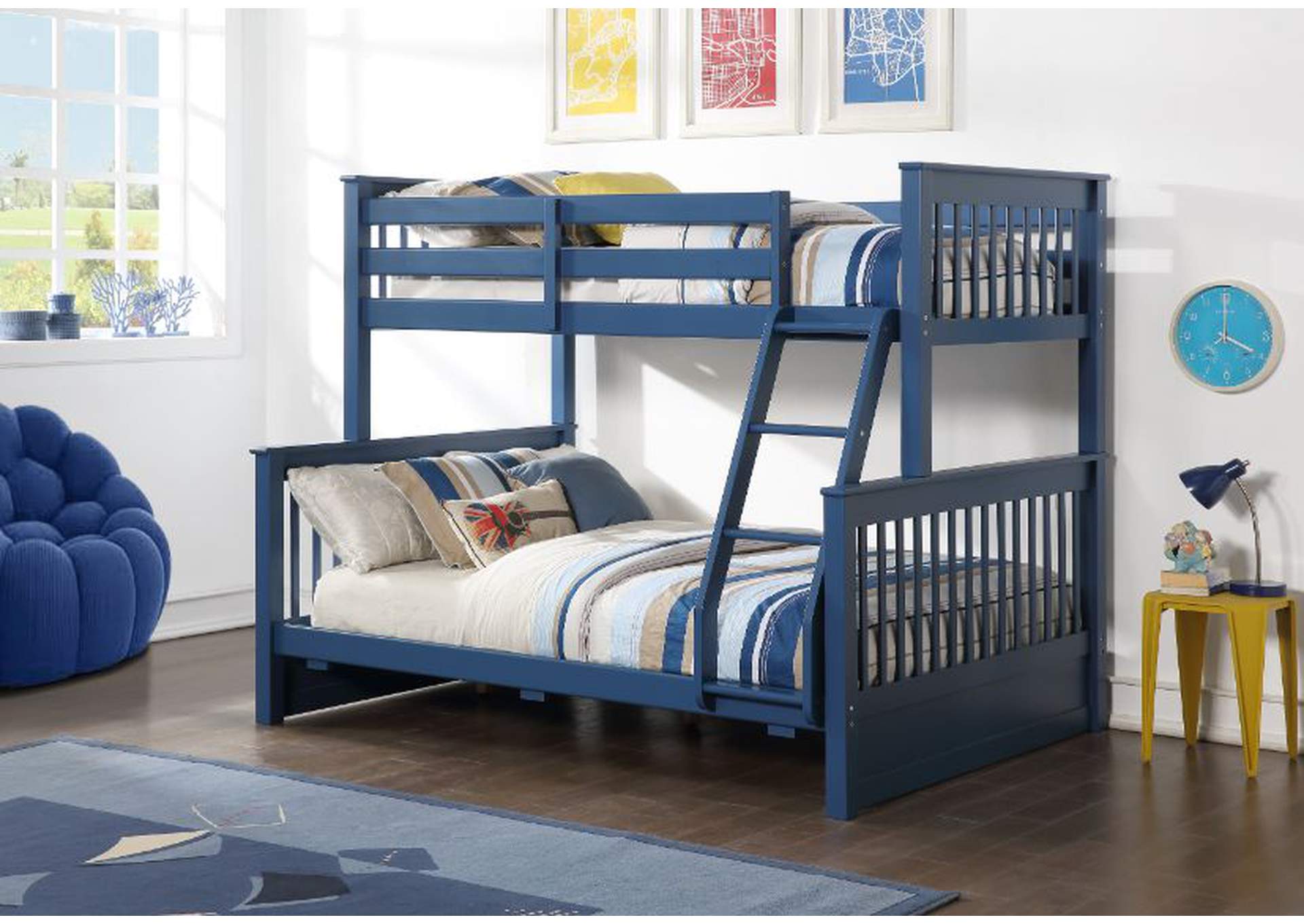 Harley Ii Twin/Full Bunk Bed,Acme