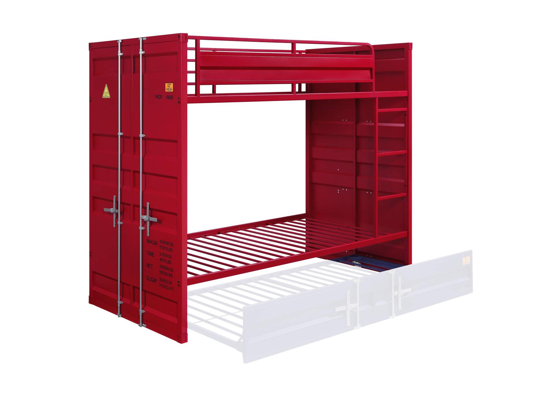 Cargo Twin/Twin Bunk Bed,Acme