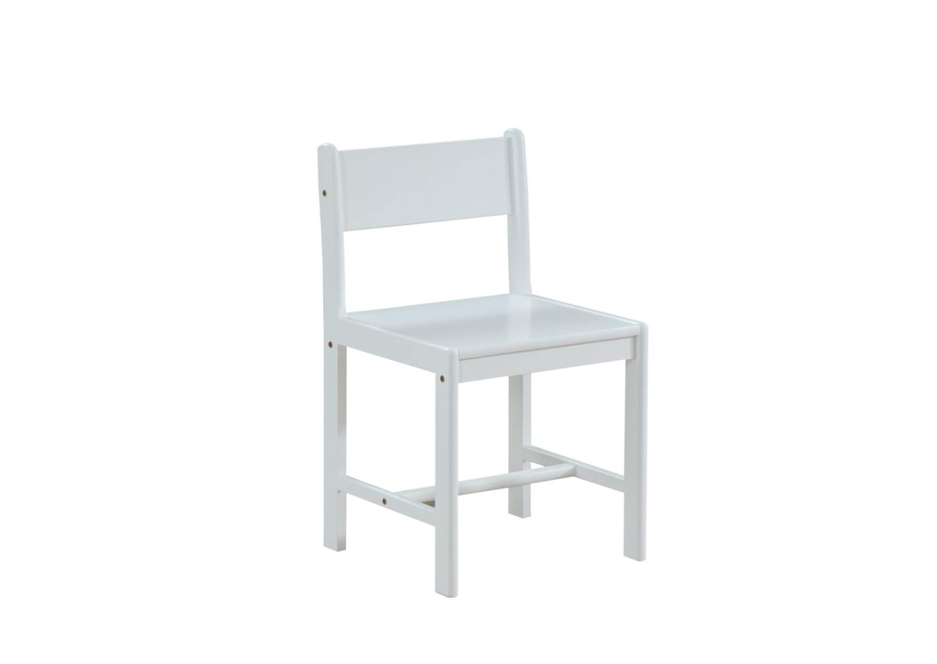 Ragna White Chair,Acme