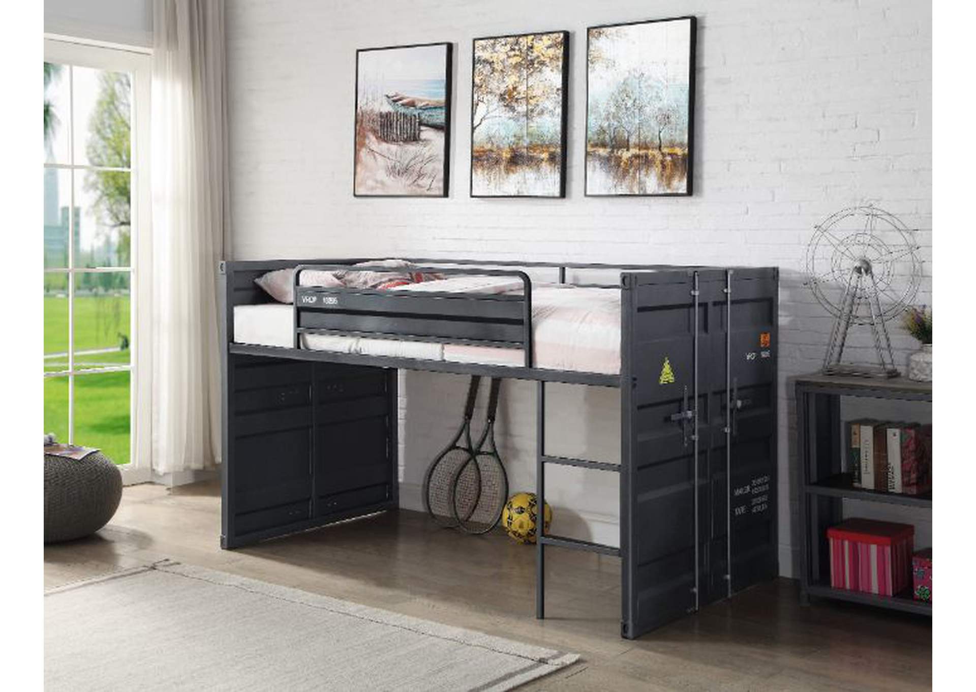 Cargo Twin Loft Bed,Acme