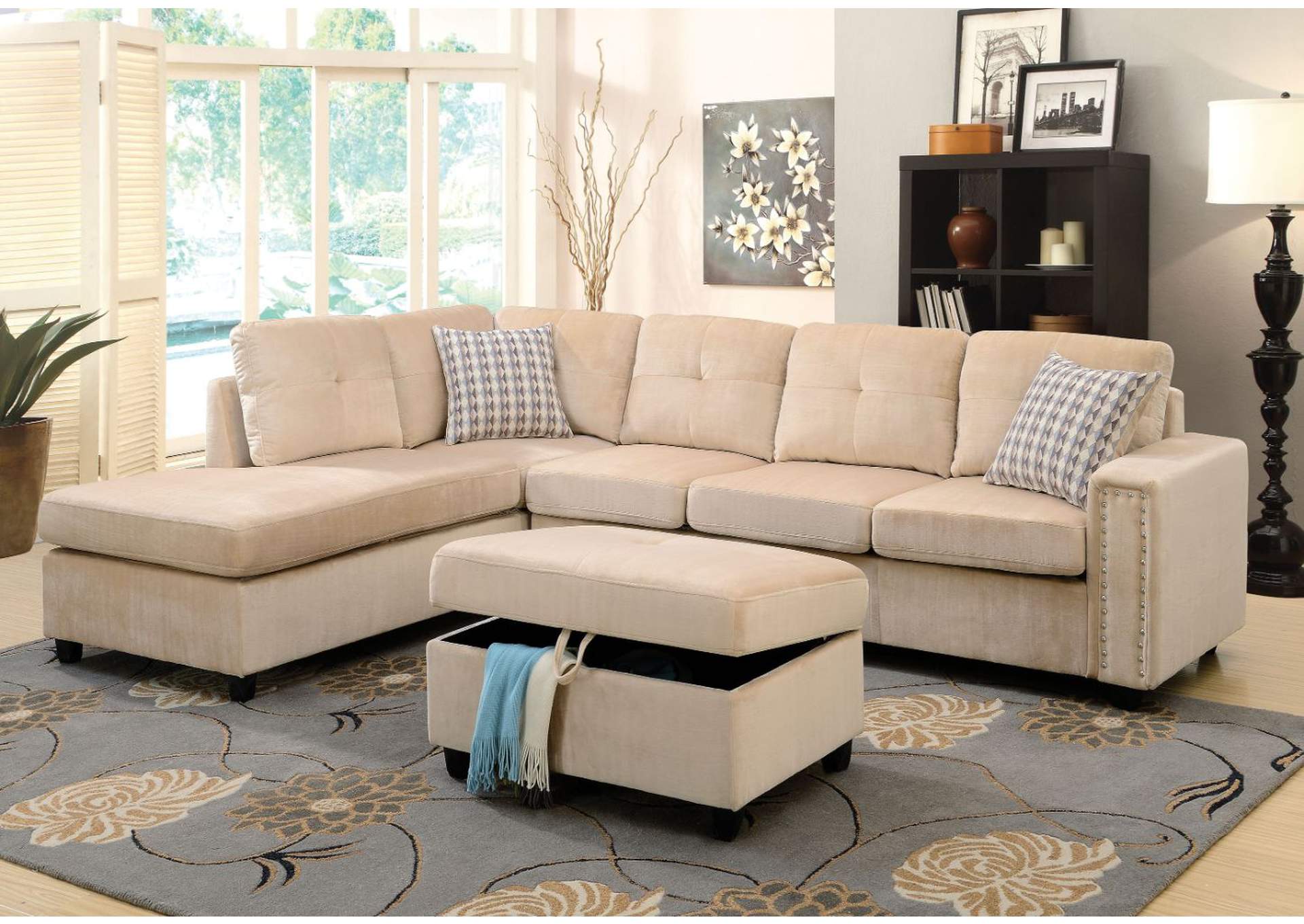Belville Sectional sofa,Acme