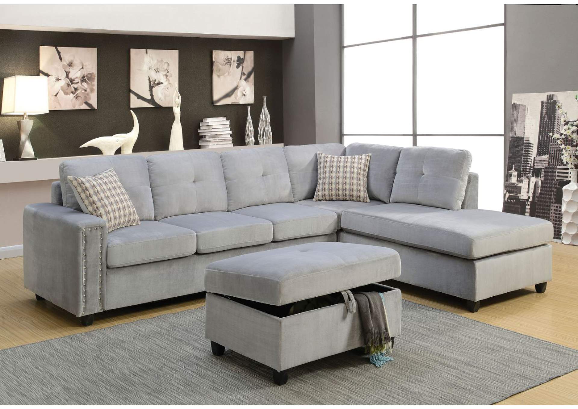 Belville Sectional Sofa,Acme