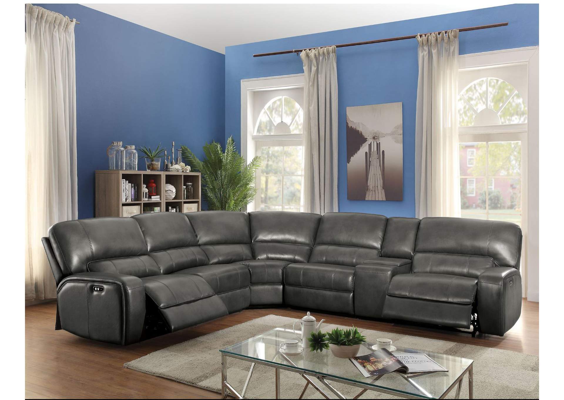 Saul Sectional Sofa,Acme