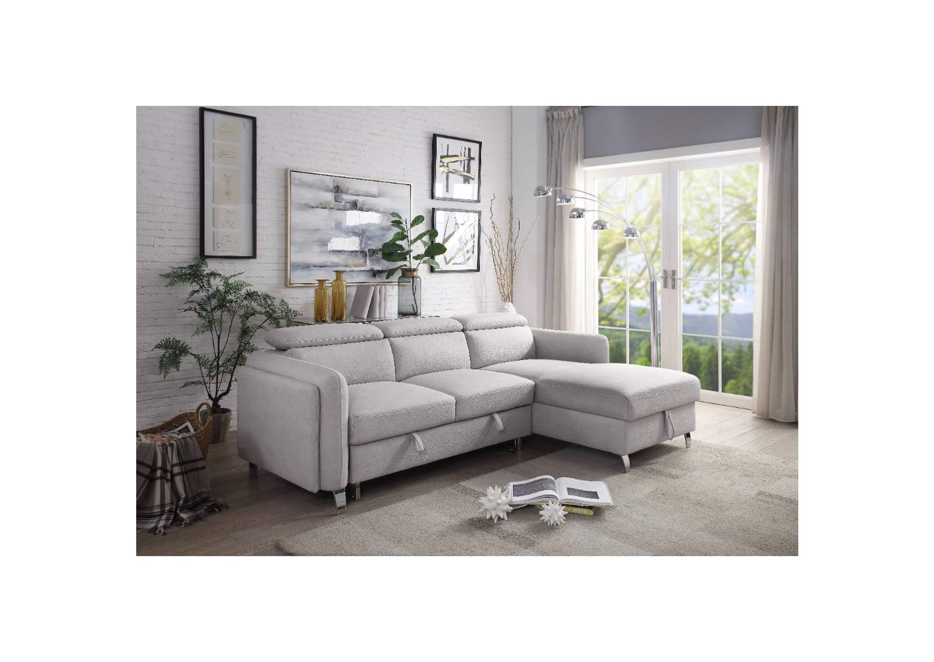 Reyes Sectional Sofa,Acme