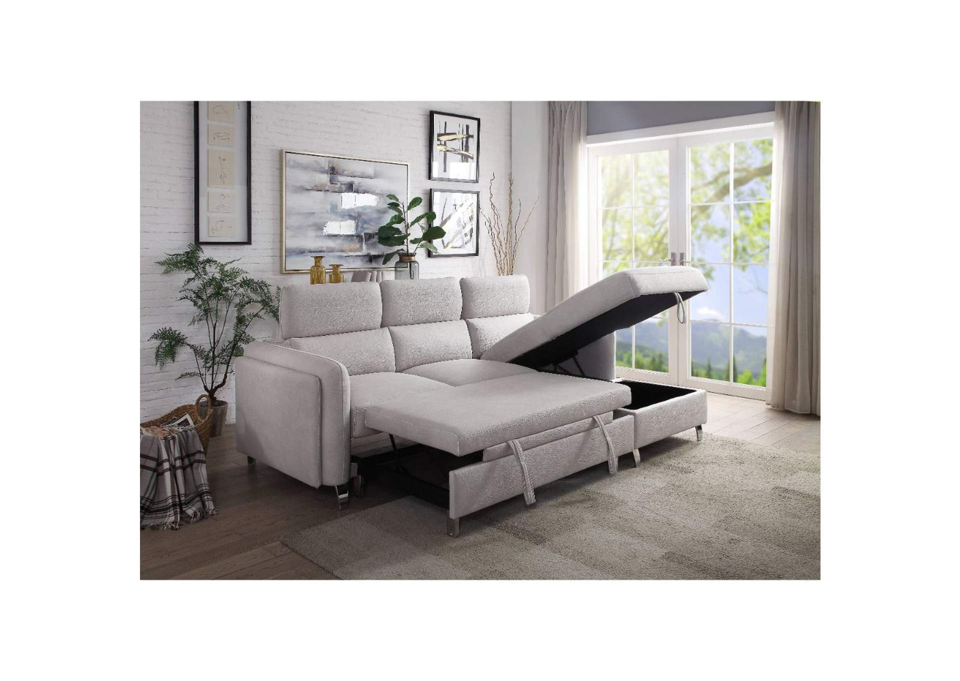 Reyes Sectional Sofa,Acme