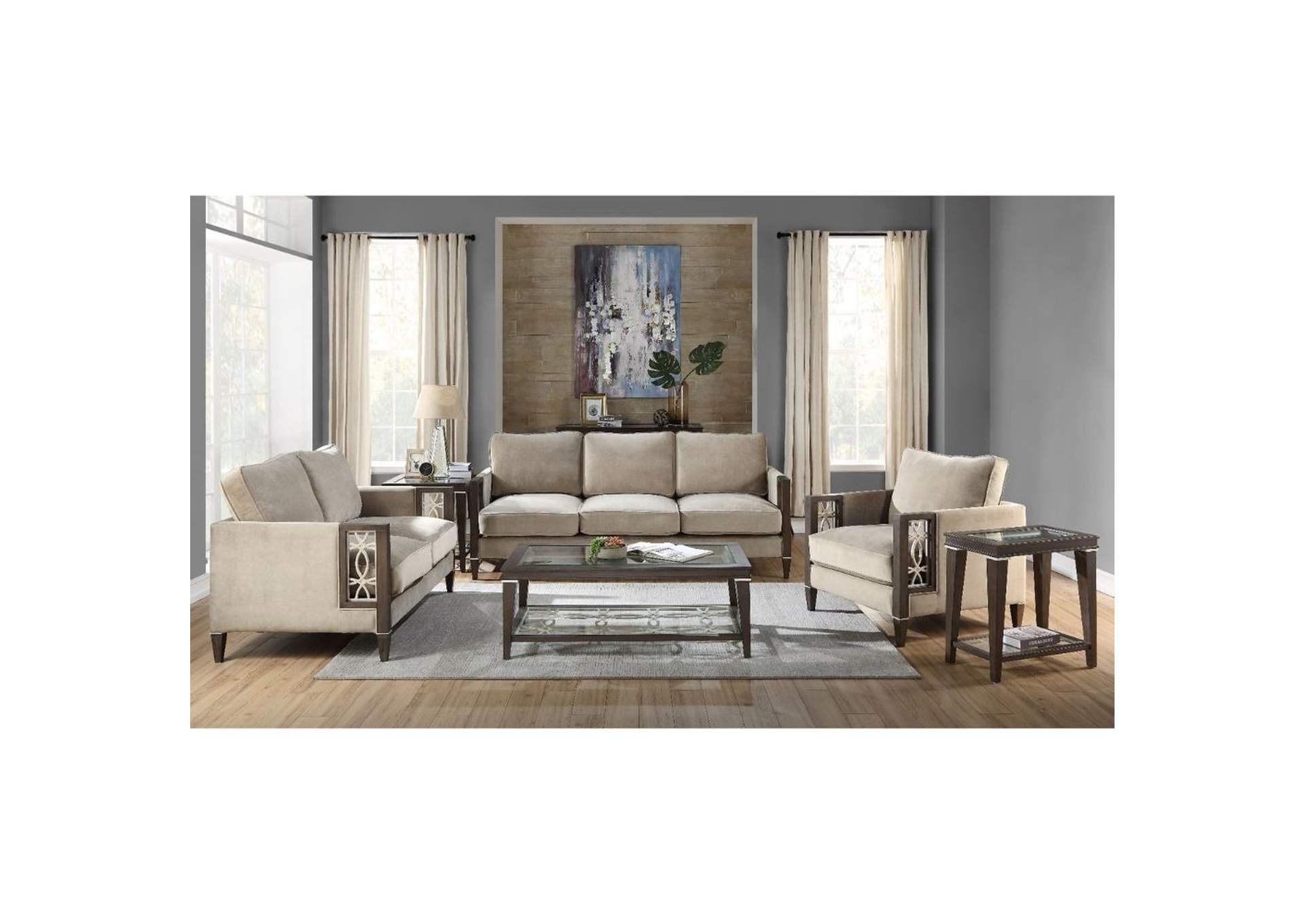 Peregrine Sectional Sofa,Acme