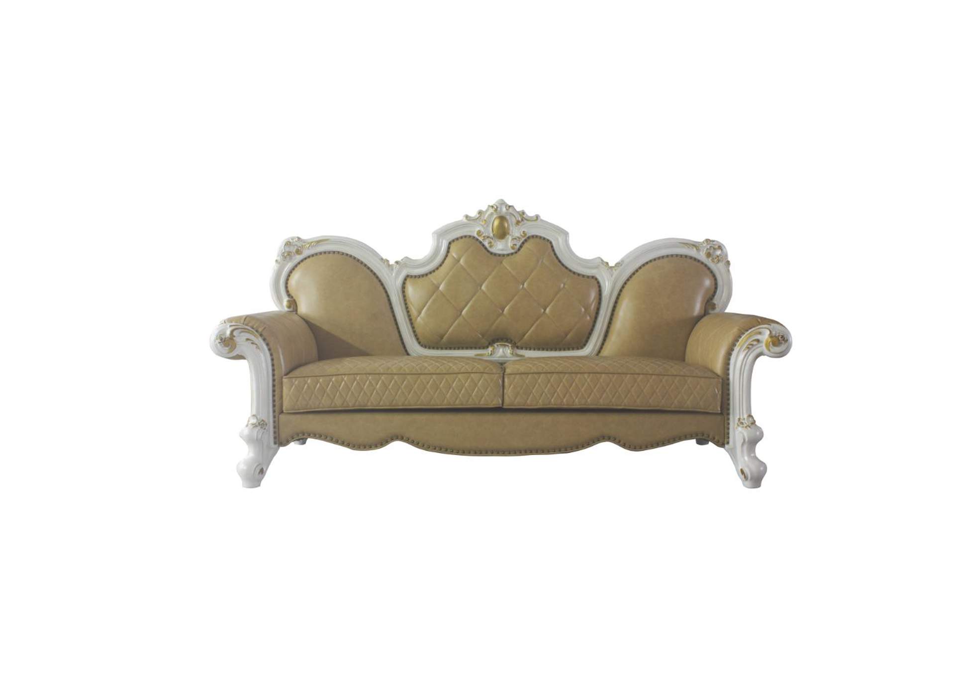 Picardy Antique Pearl/Butterscotch Sofa and Loveseat,Acme