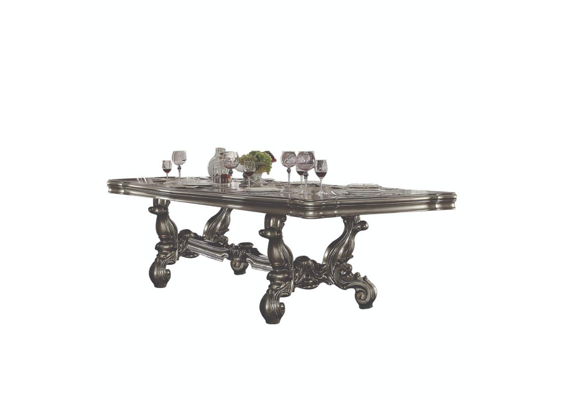 Versailles Antique Platinum Dining Table,Acme