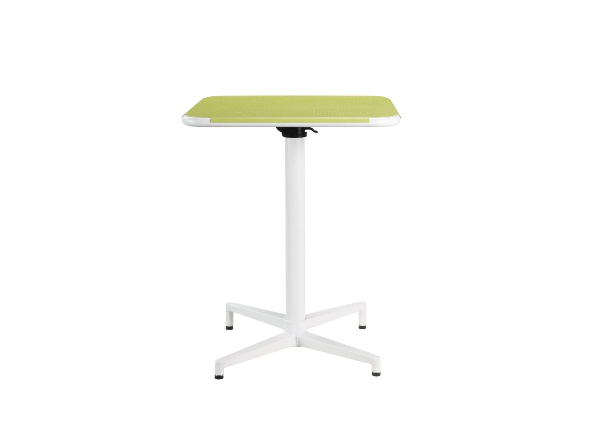 Olson Yellow & White Folding Table,Acme