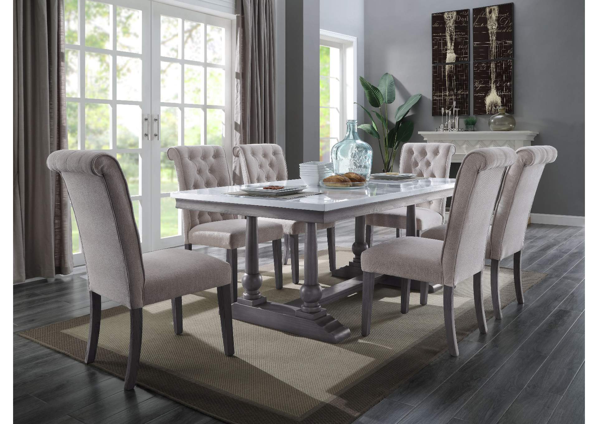 Yabeina Dining Table,Acme