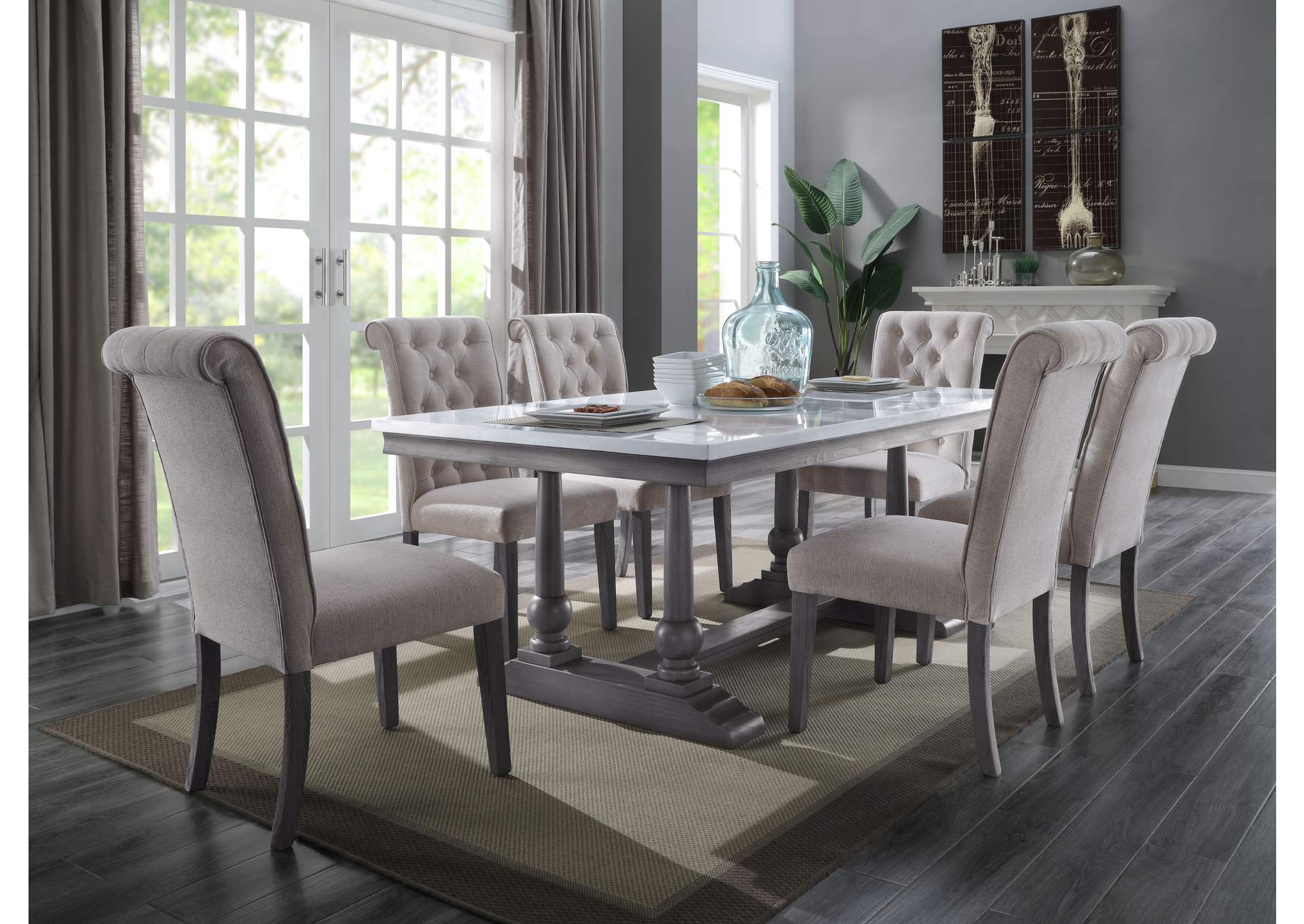Yabeina Dining Table,Acme