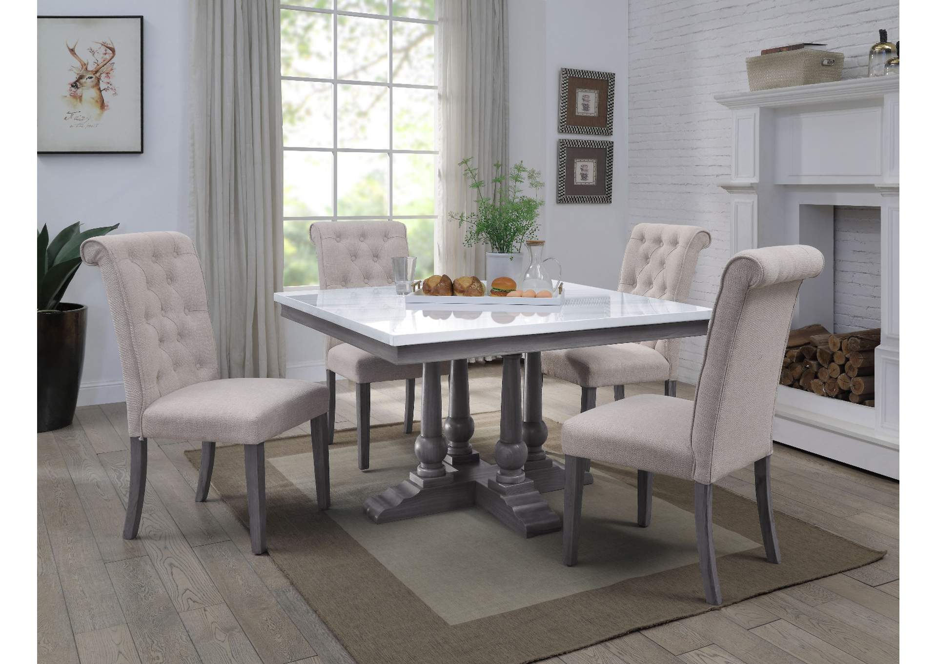 Yabeina Dining Table,Acme