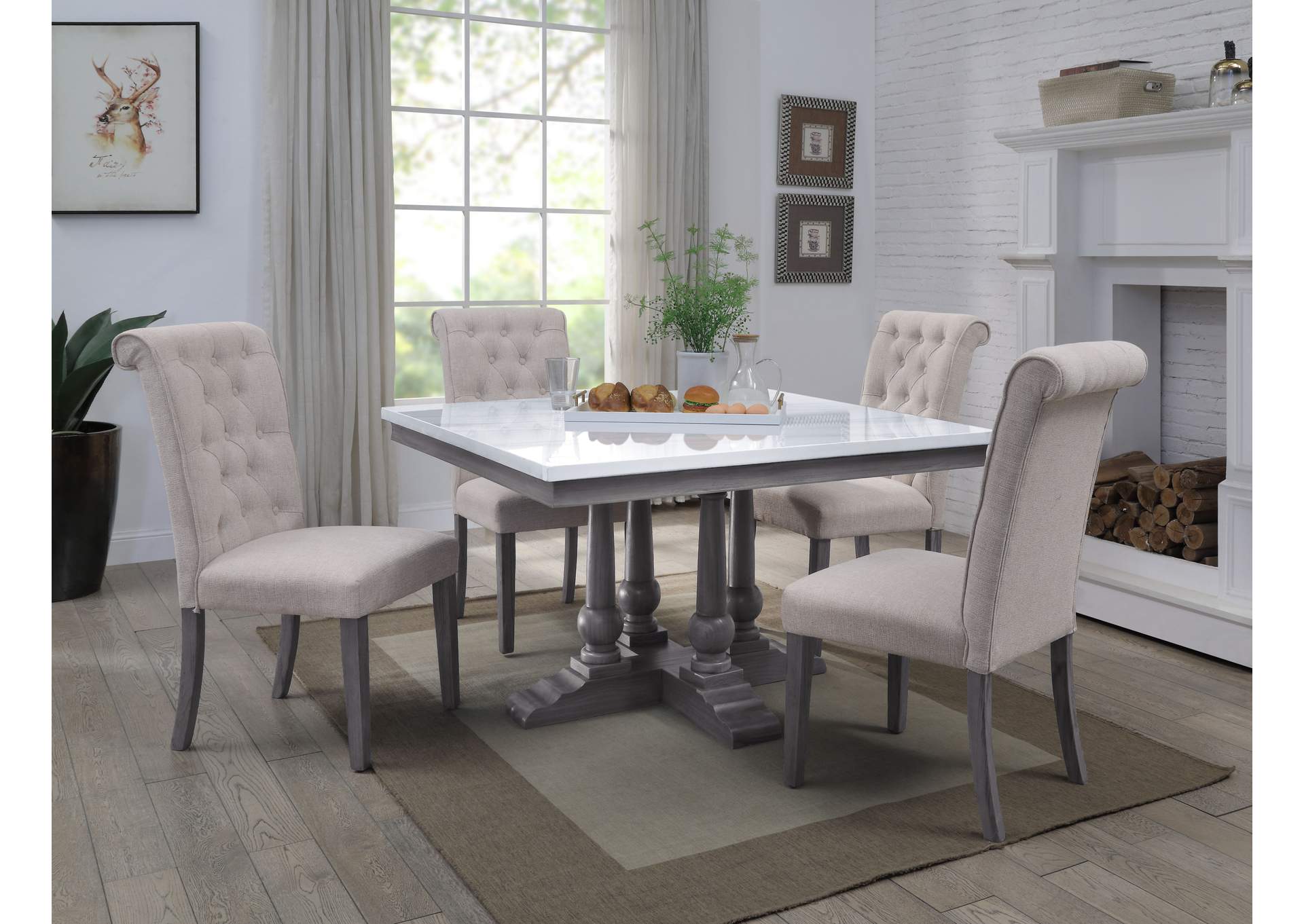 Yabeina Dining Table,Acme
