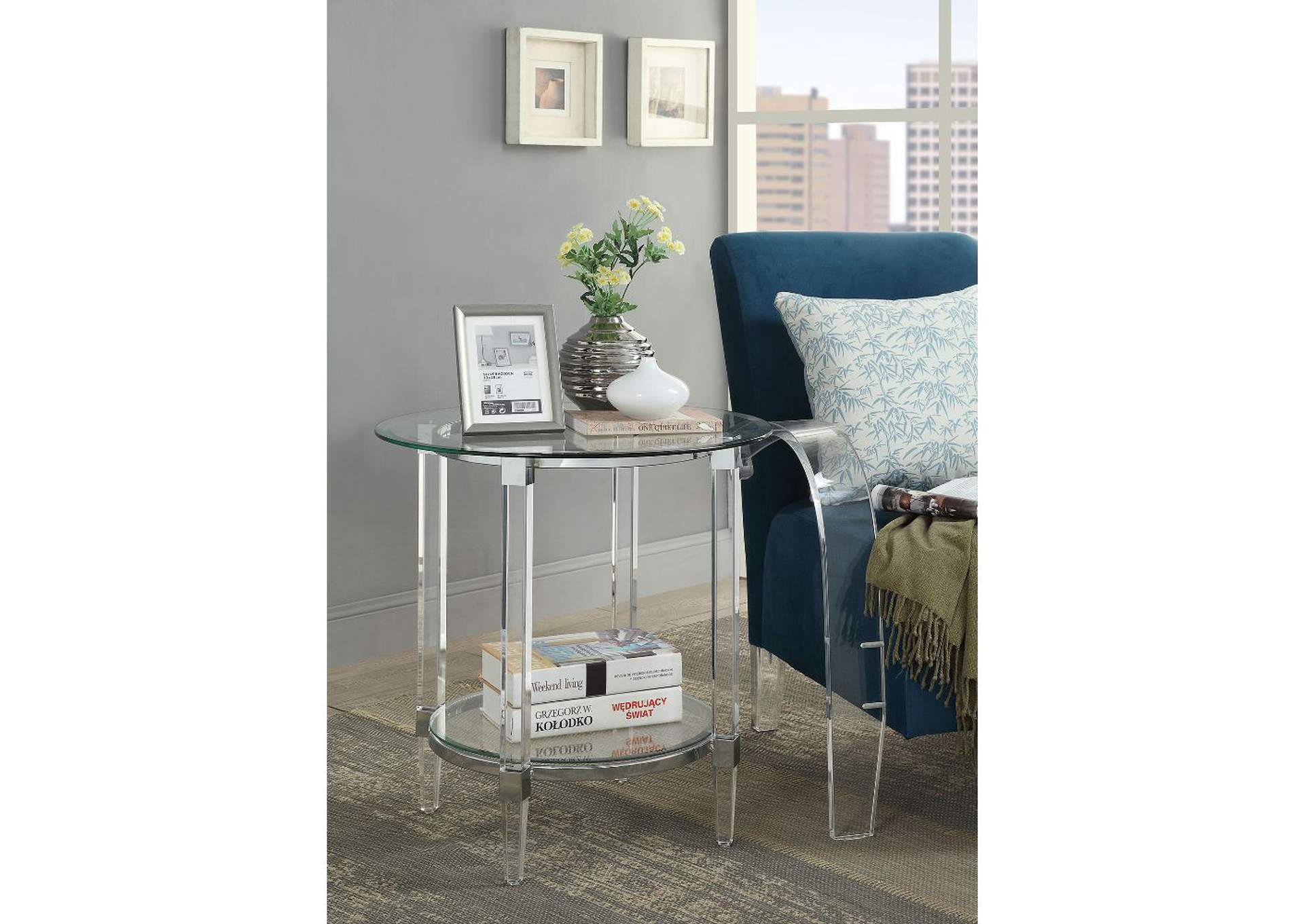 Polyanthus End Table,Acme