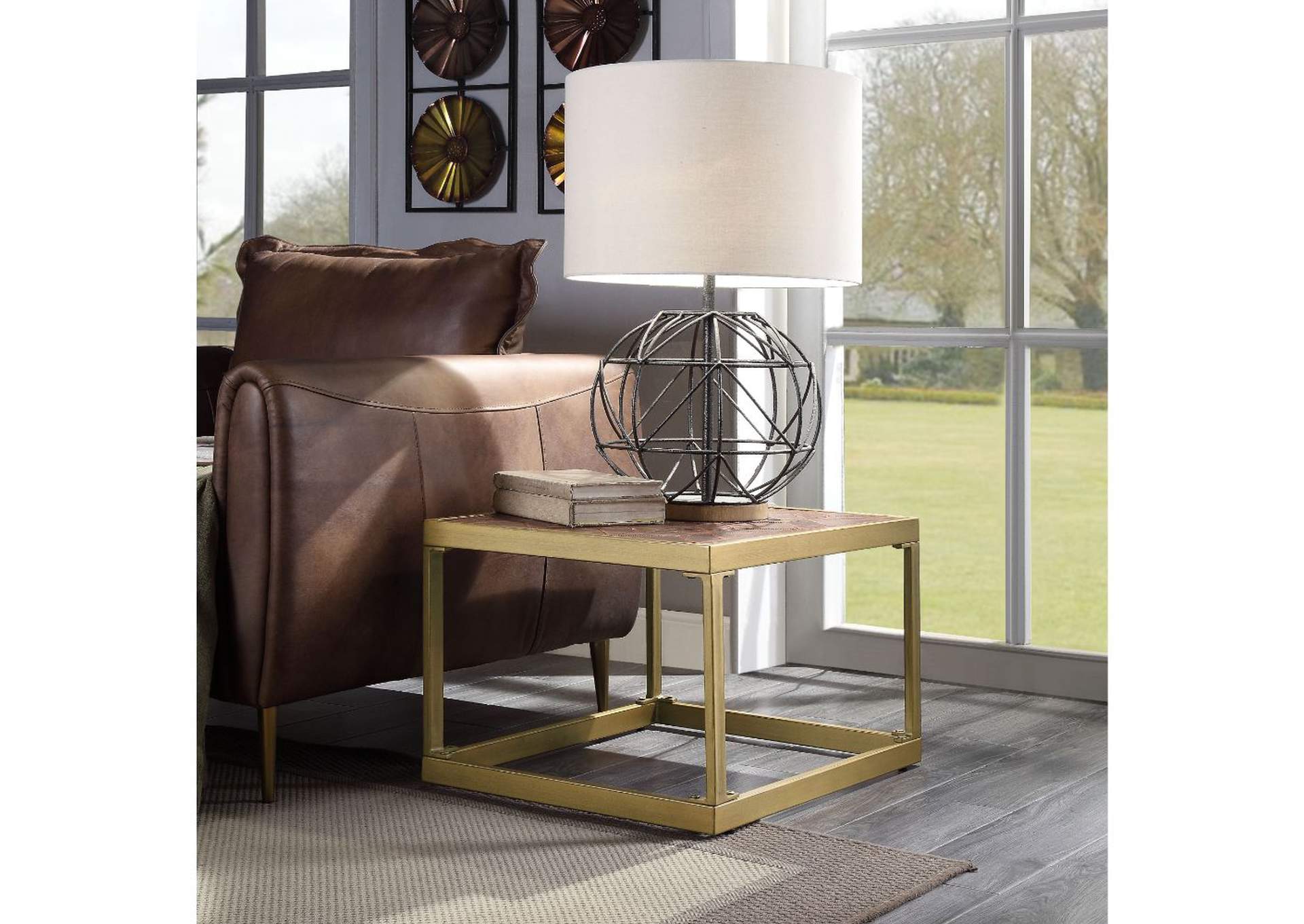 Genevieve End Table,Acme