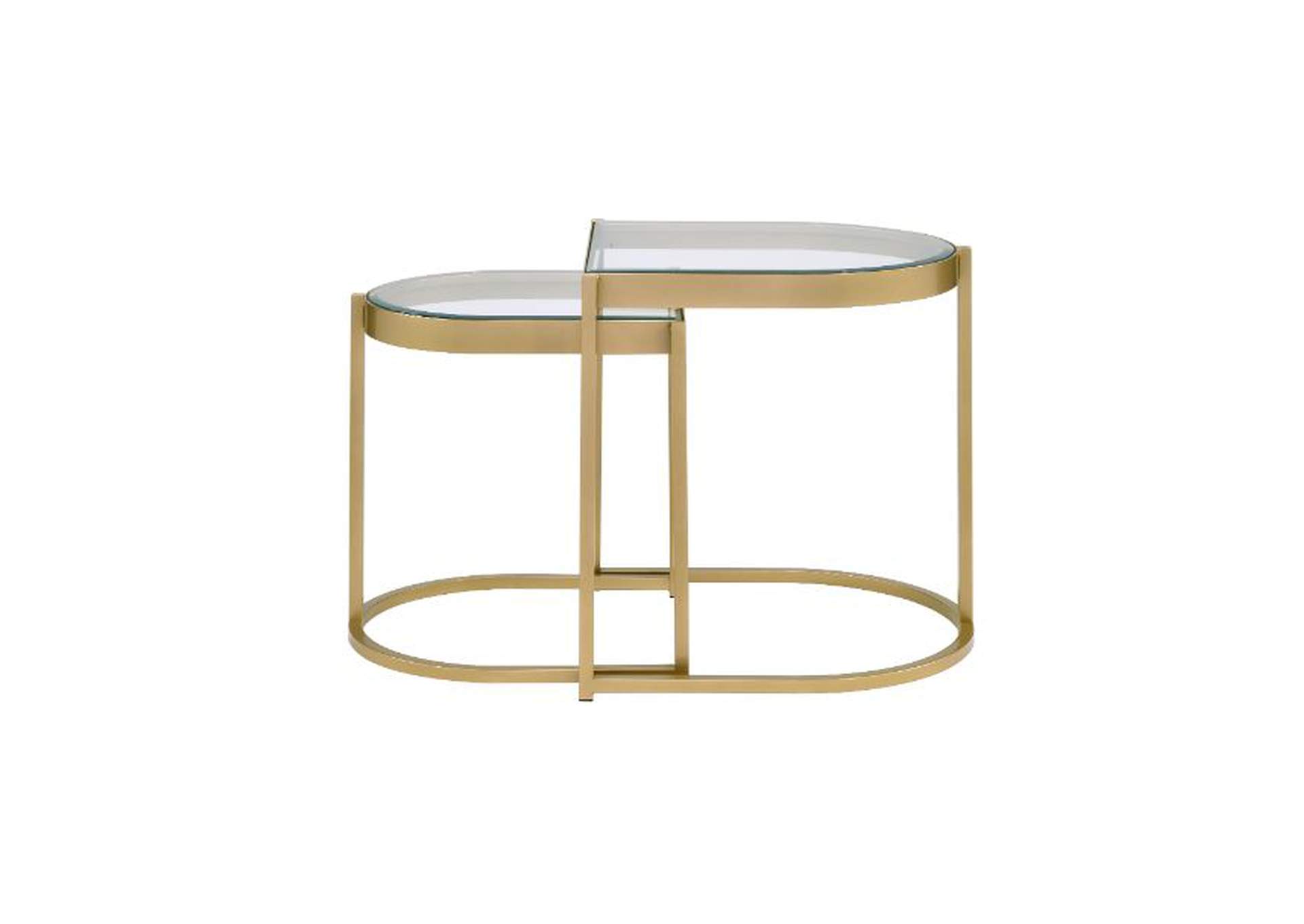 Timbul Coffee Table (2Pc),Acme