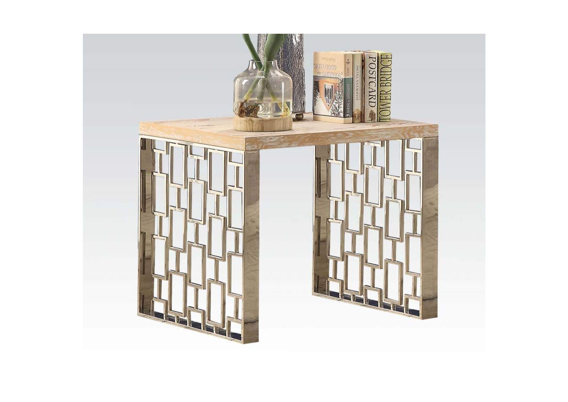 Portia End Table,Acme