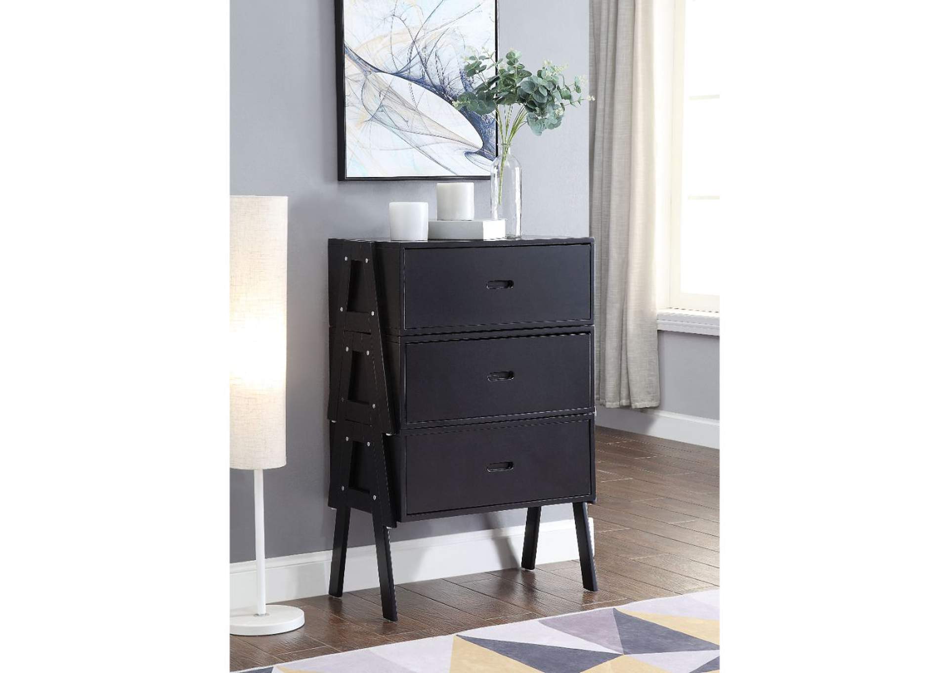 Lonny Black Coffee Table,Acme