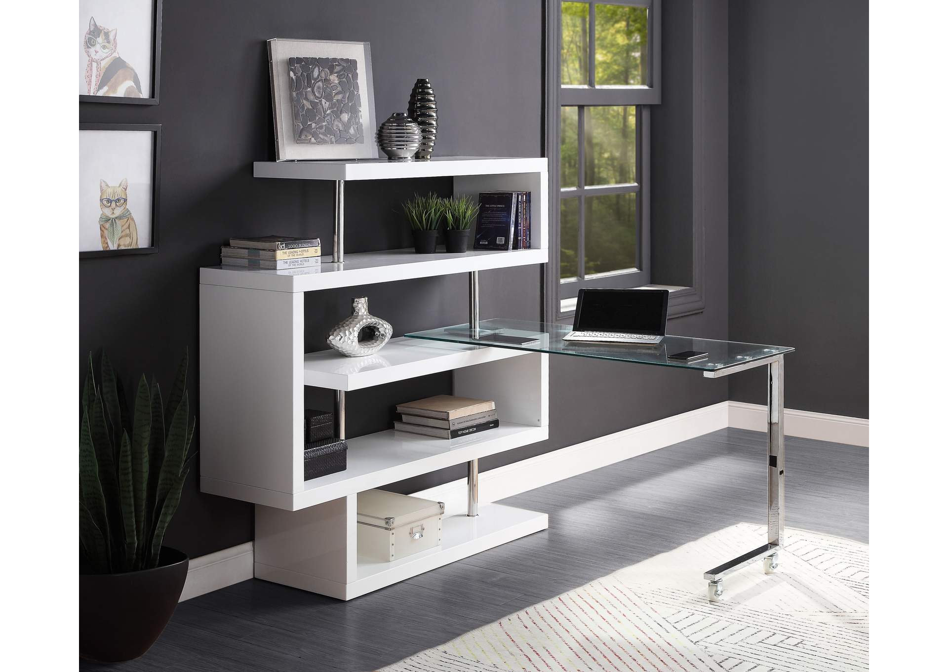 Raceloma Writing Desk,Acme