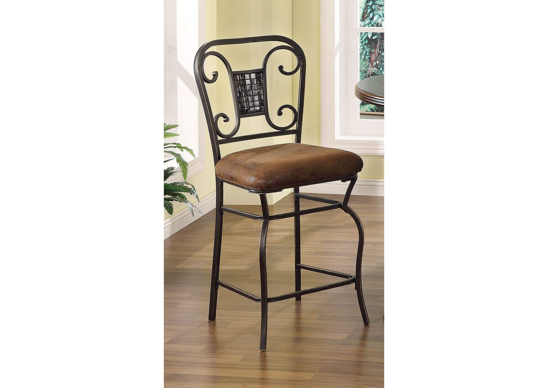 Tavio Counter Height Chair (2Pc),Acme