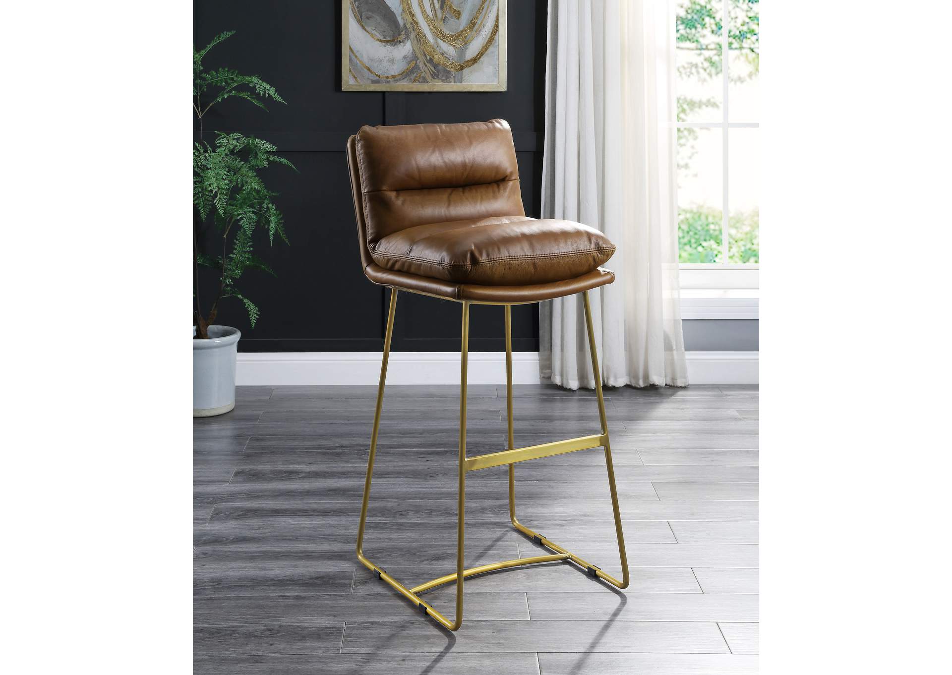 Alsey Bar Chair,Acme