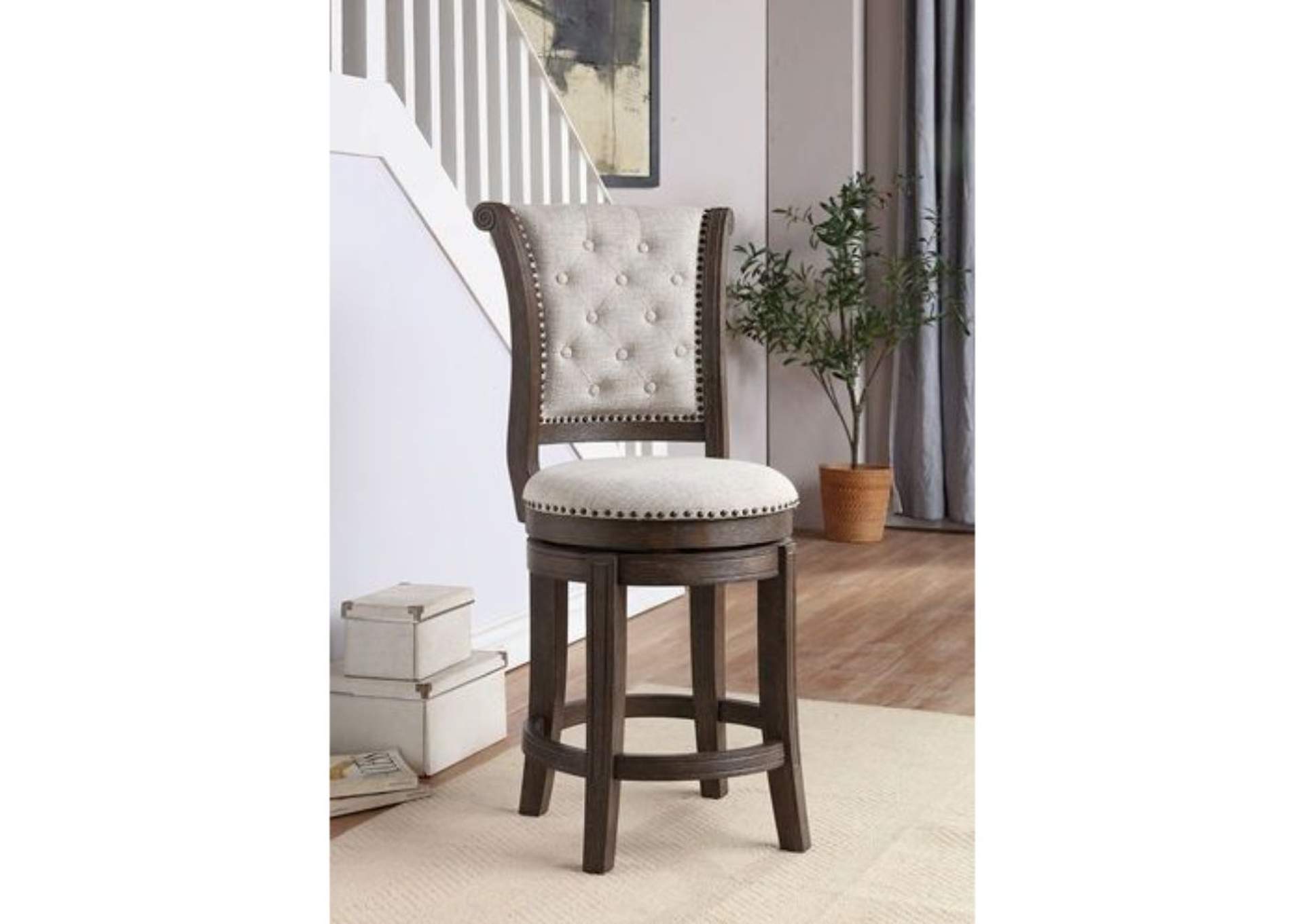 Glison Counter Height Chair (2Pc),Acme
