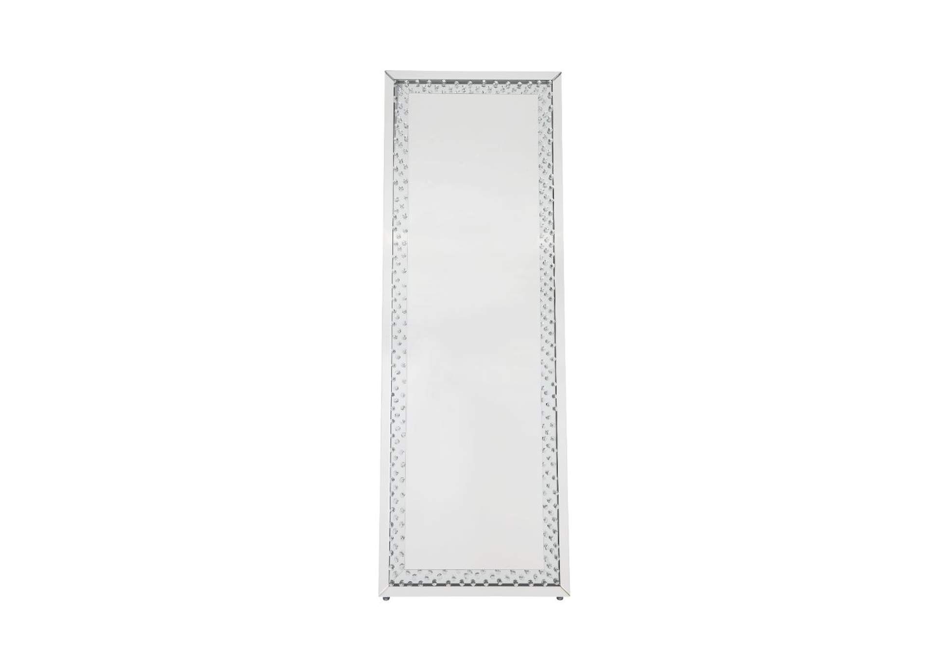 Nysa Mirrored & Faux Crystals Accent Mirror,Acme