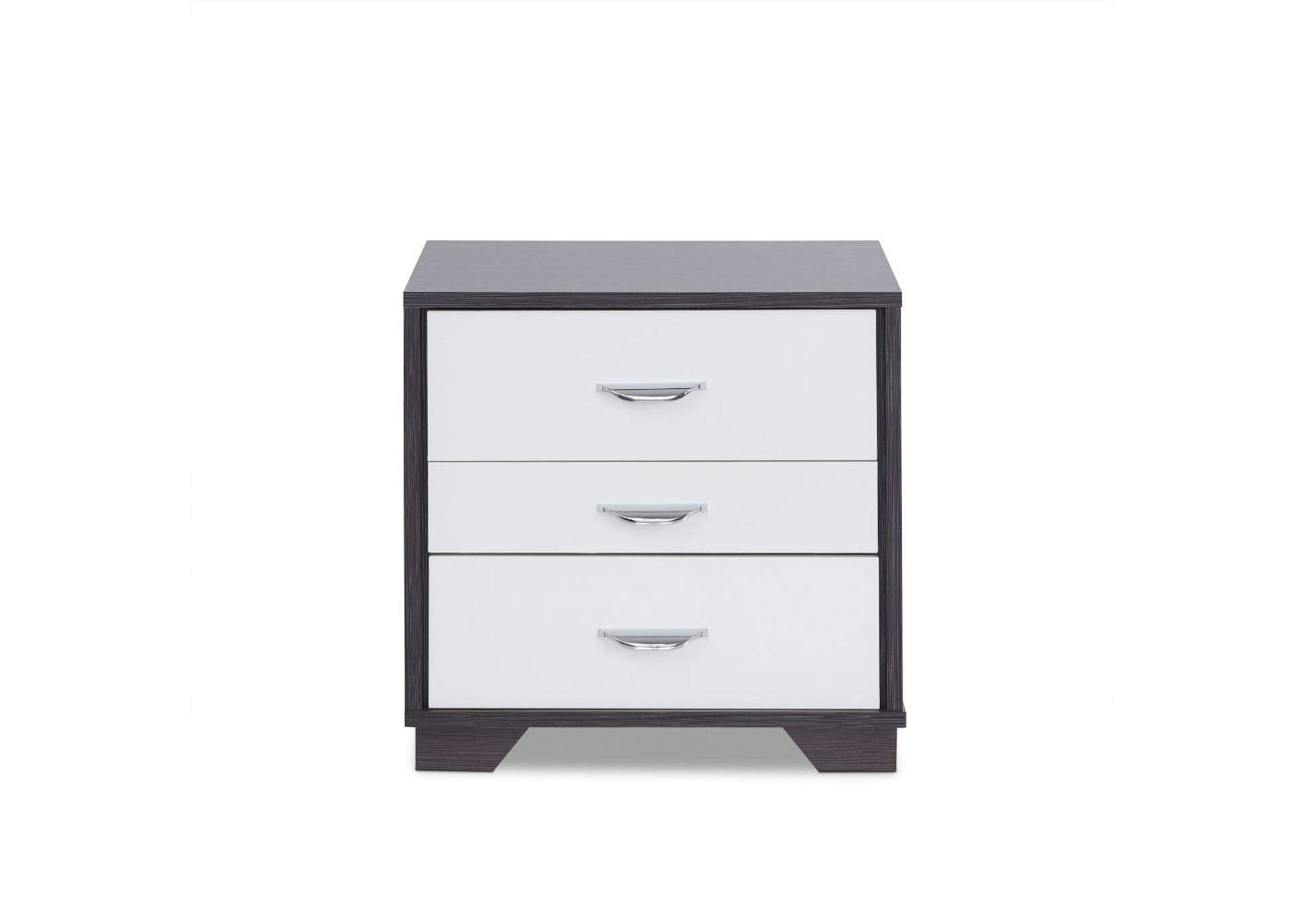 Eloy White & Black Accent Table,Acme
