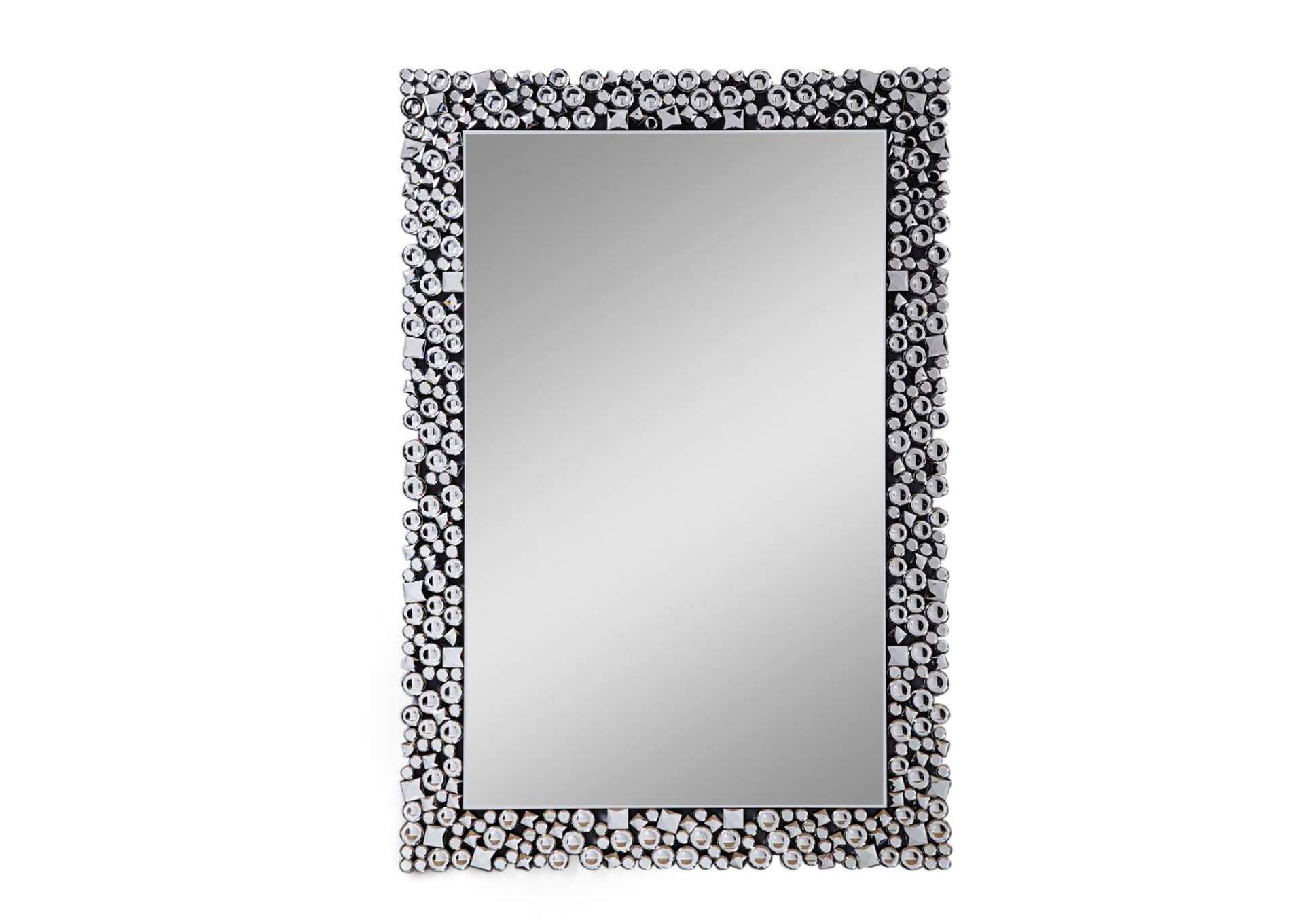 Kachina Mirrored & Faux Gems Wall Decor,Acme