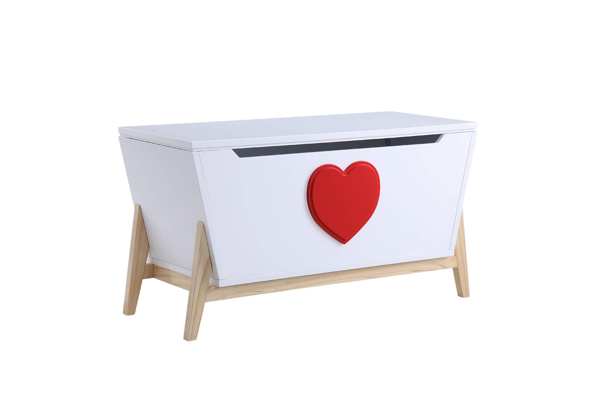 Padma White & Red Youth Chest,Acme