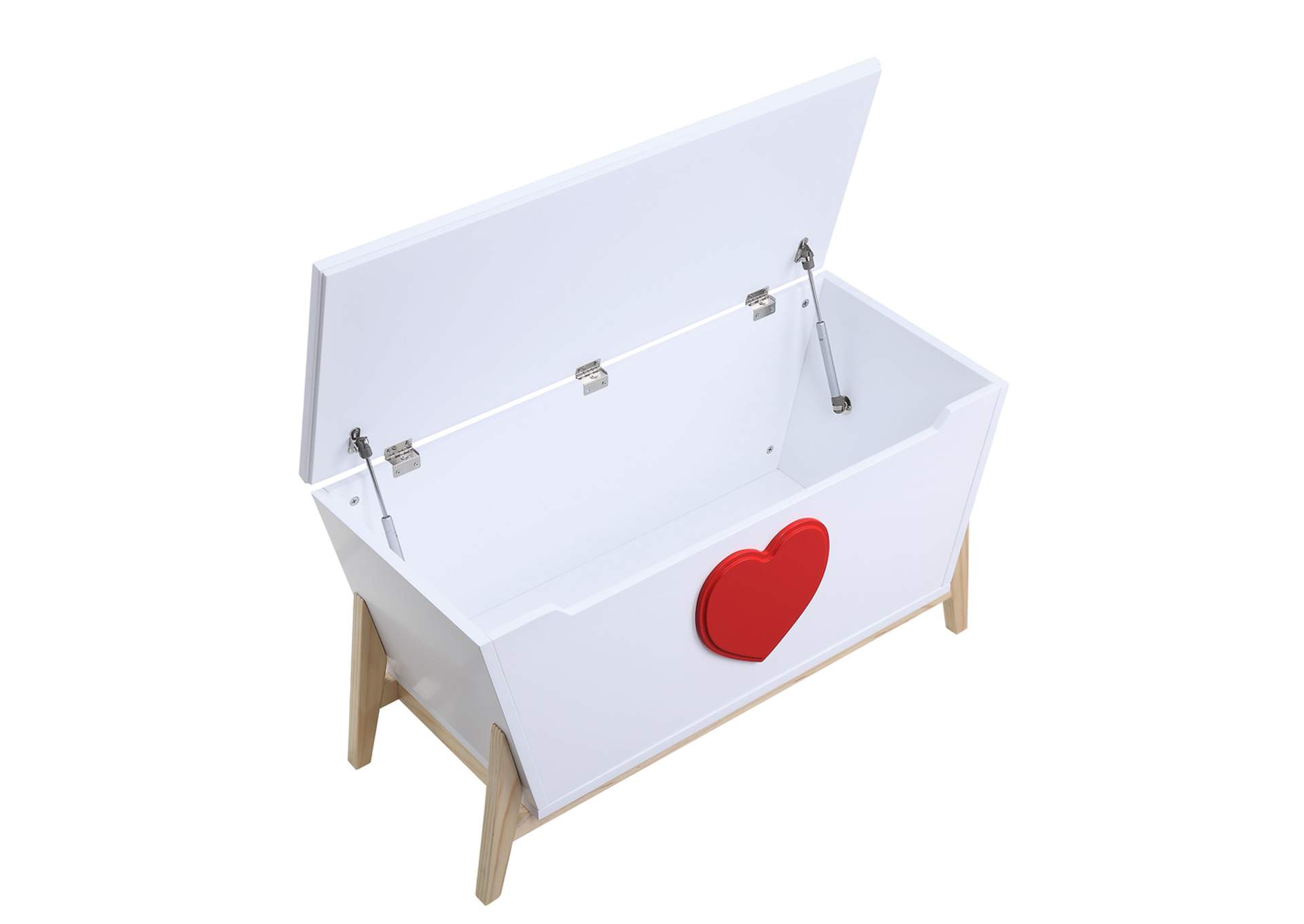 Padma White & Red Youth Chest,Acme
