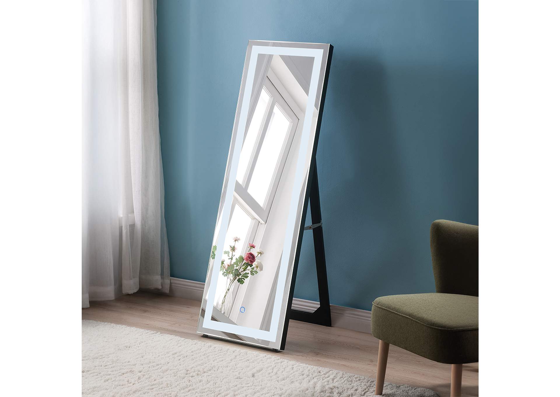 Nyoka Floor Mirror,Acme