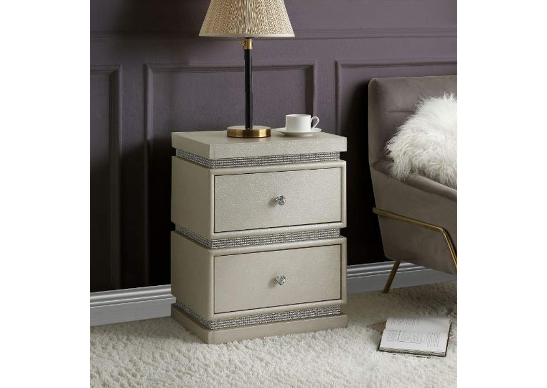 Lotus Accent Table,Acme