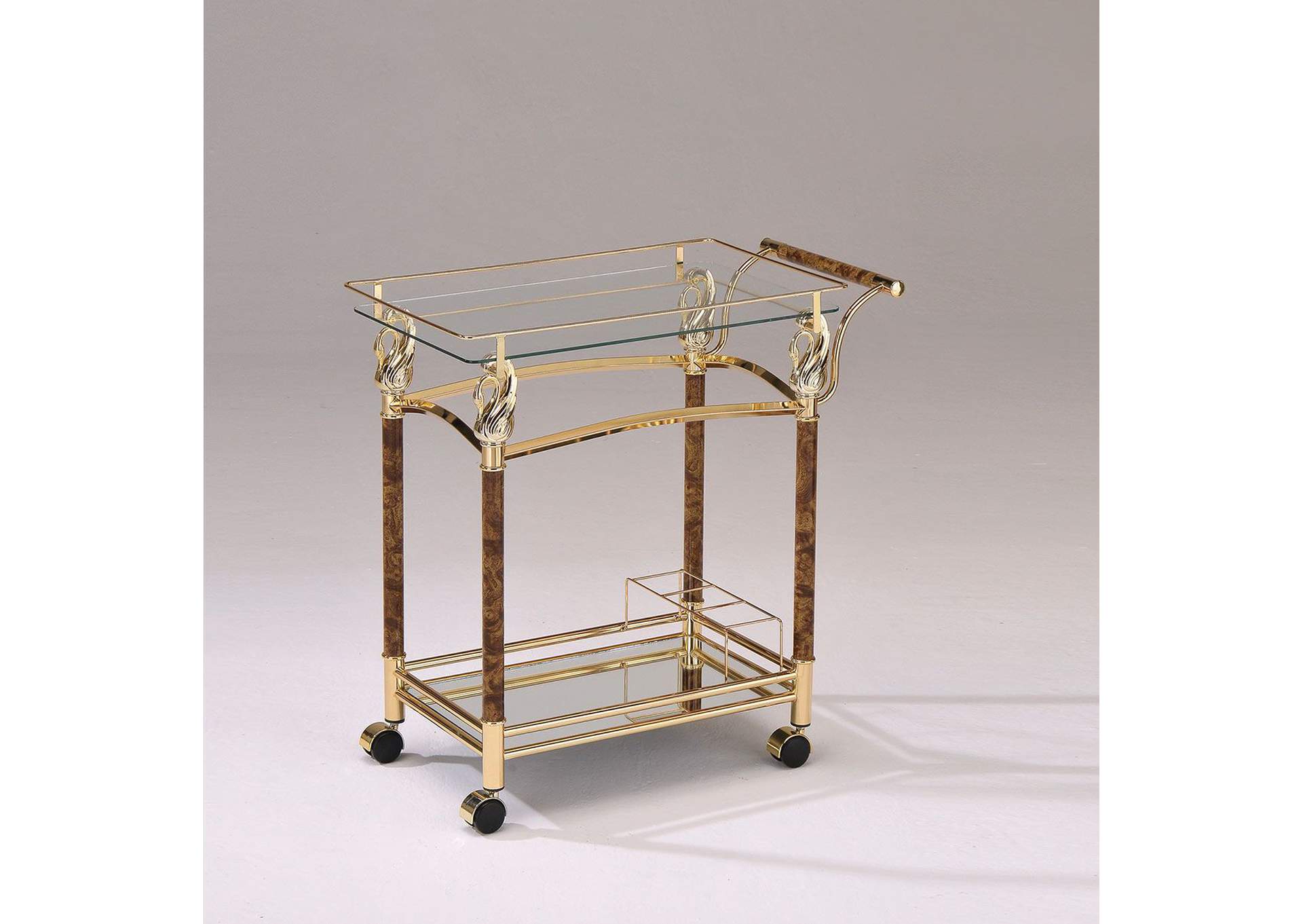 Helmut Serving Cart,Acme