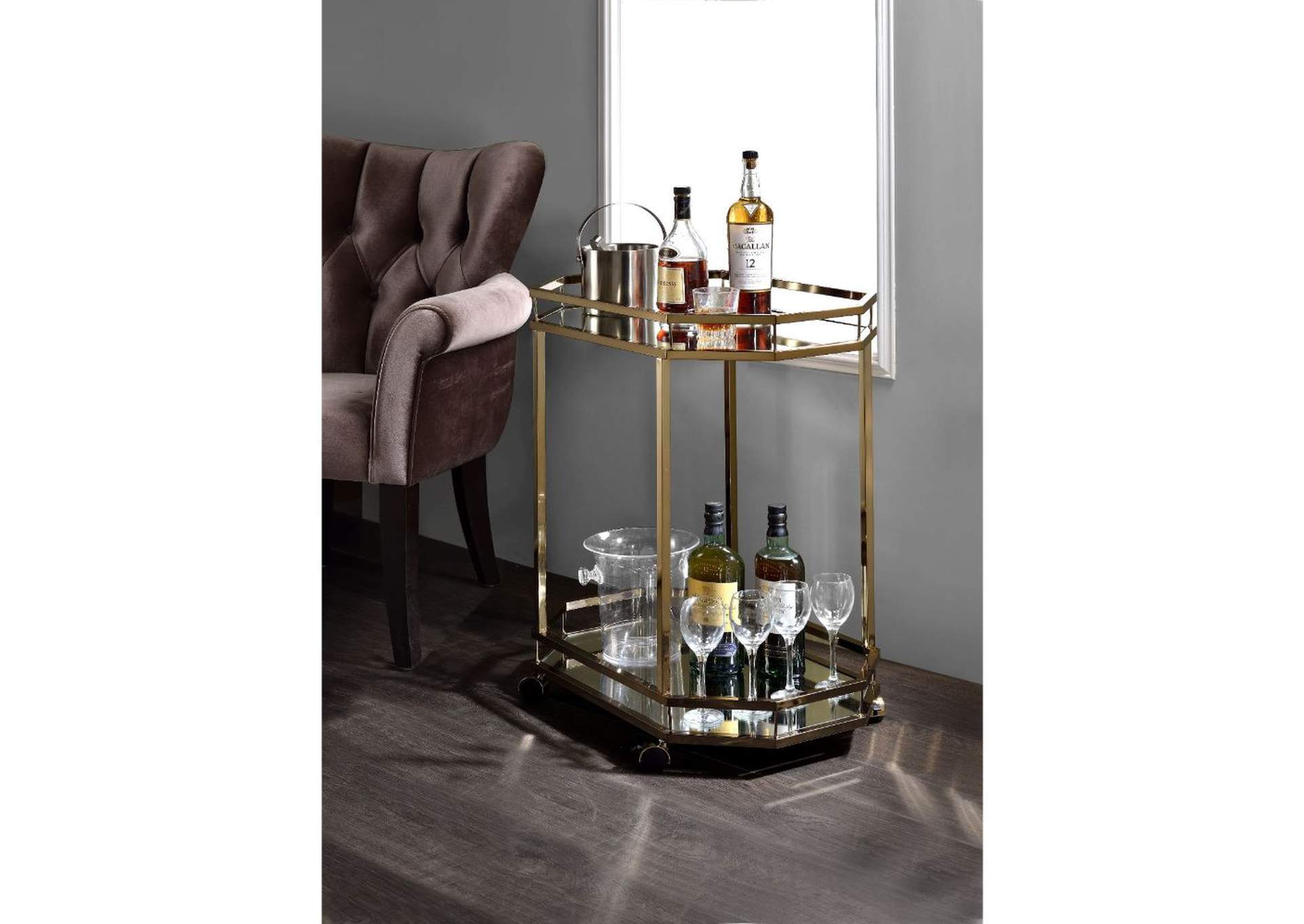 Lacole Serving Cart,Acme