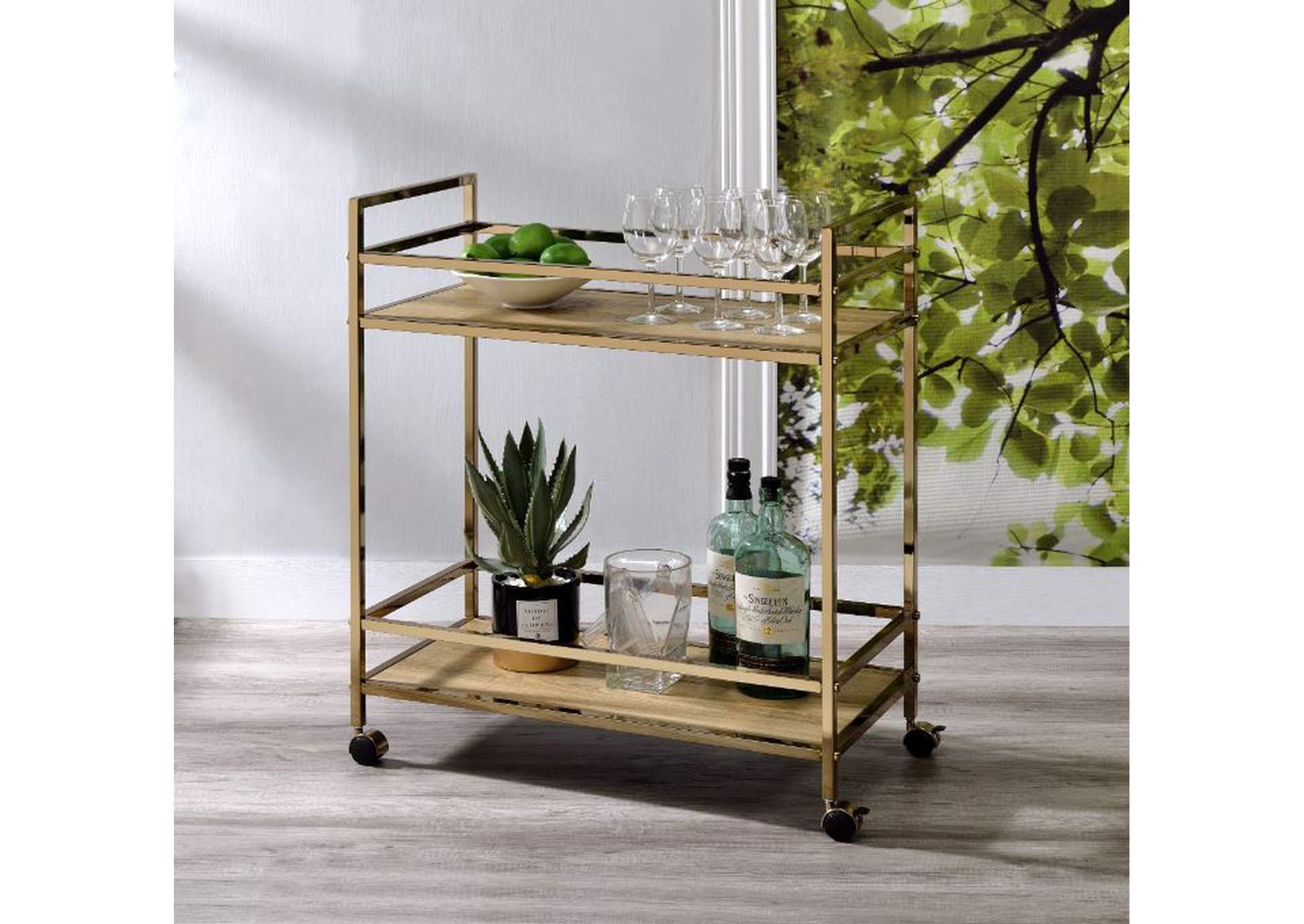 Barb Serving Cart,Acme