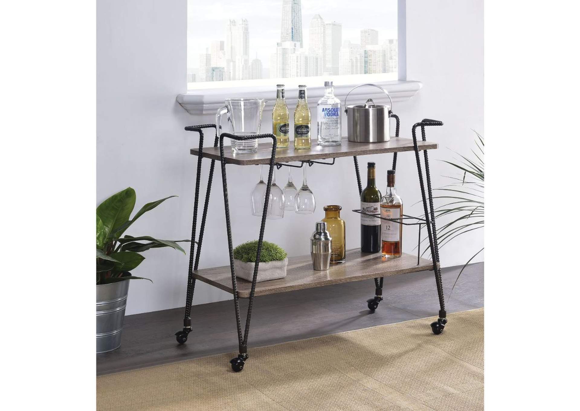 Paulsen Serving Cart,Acme