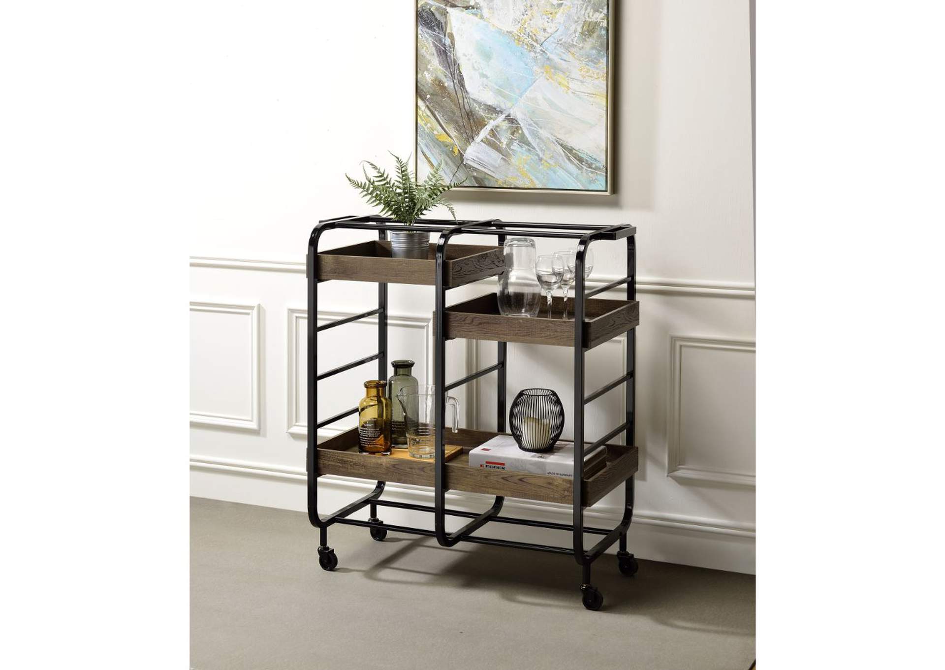 Vorrik Serving Cart,Acme
