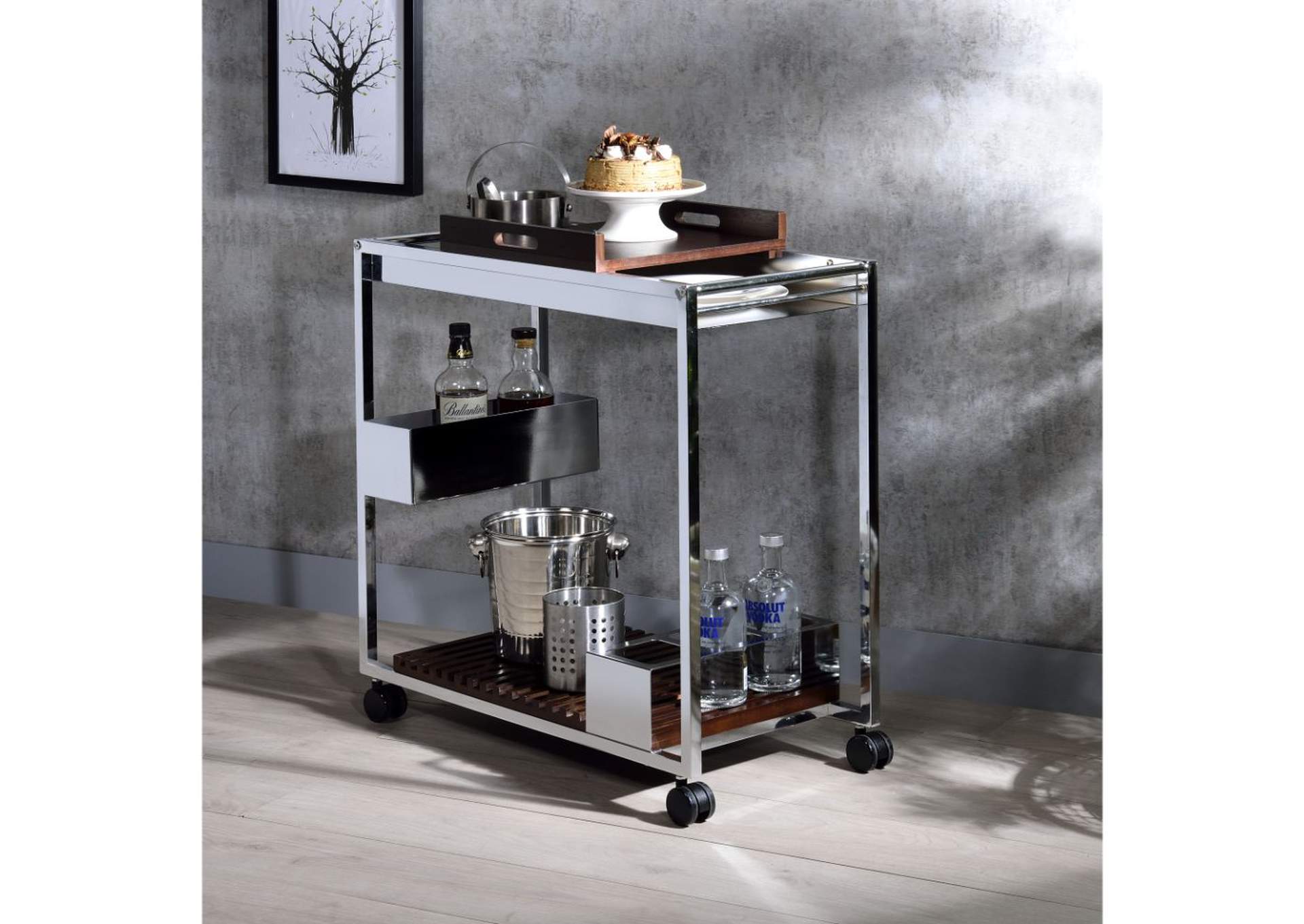 Lisses Serving Cart,Acme