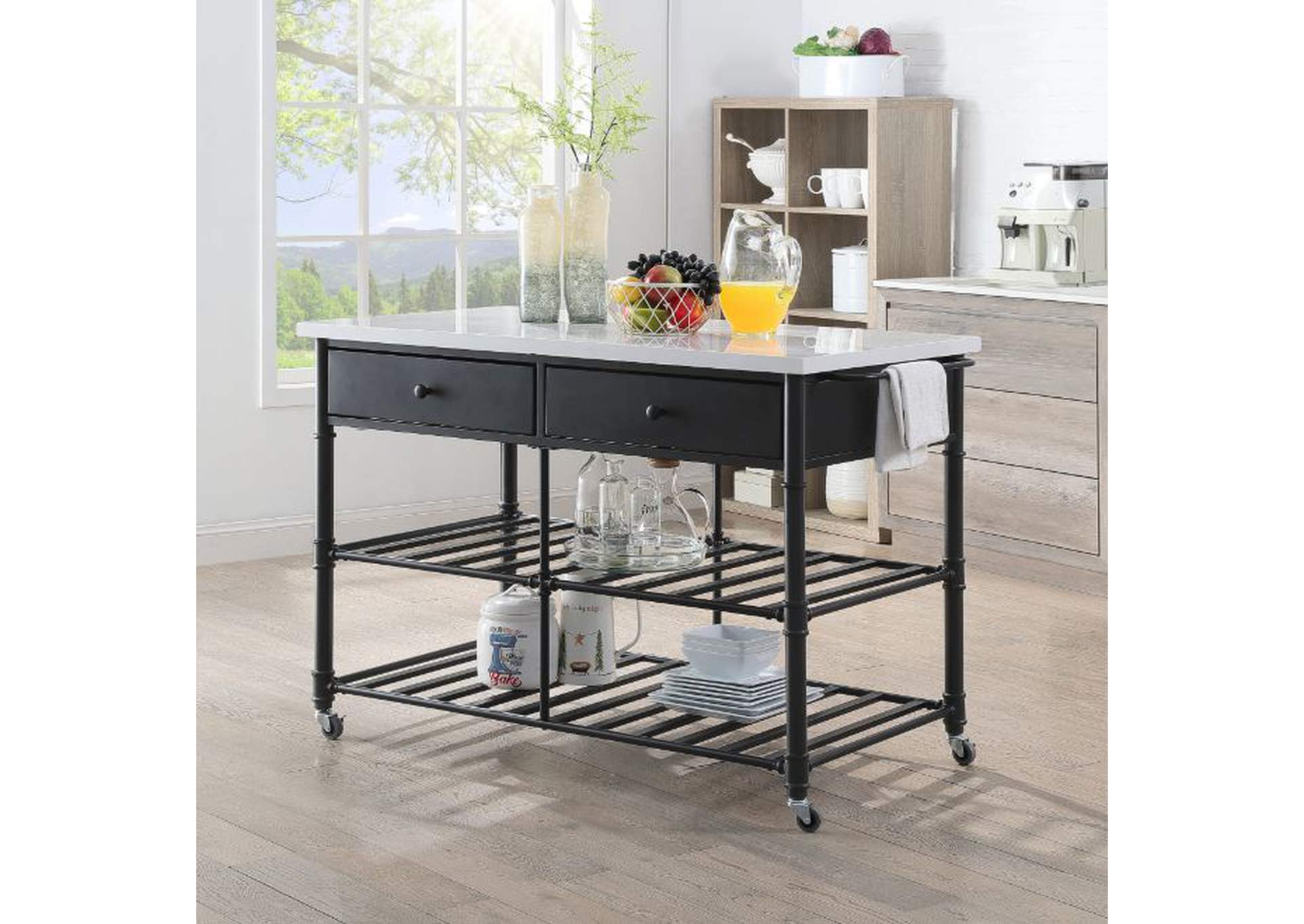 Emery Kitchen Island,Acme