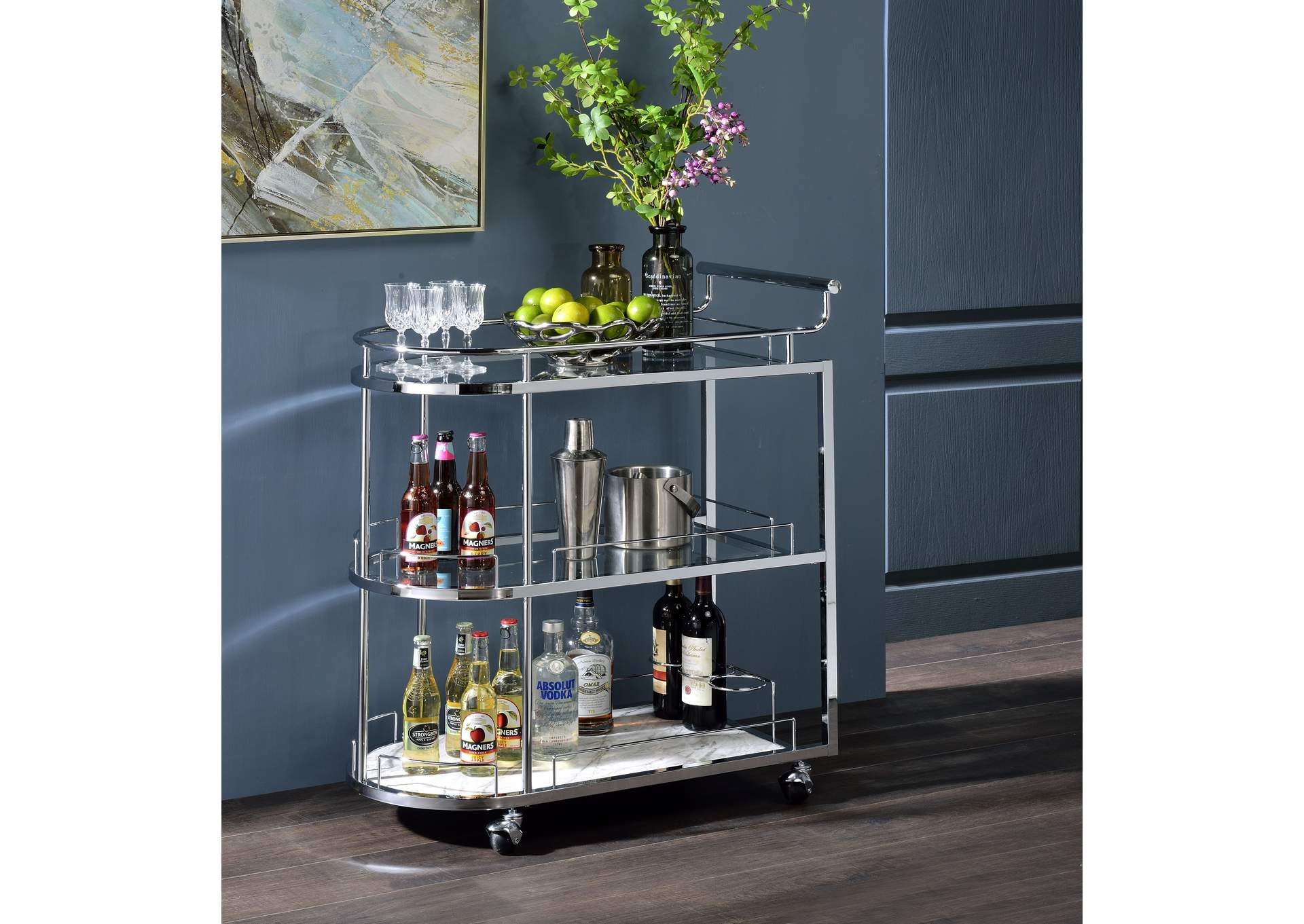 Inyo Serving Cart,Acme