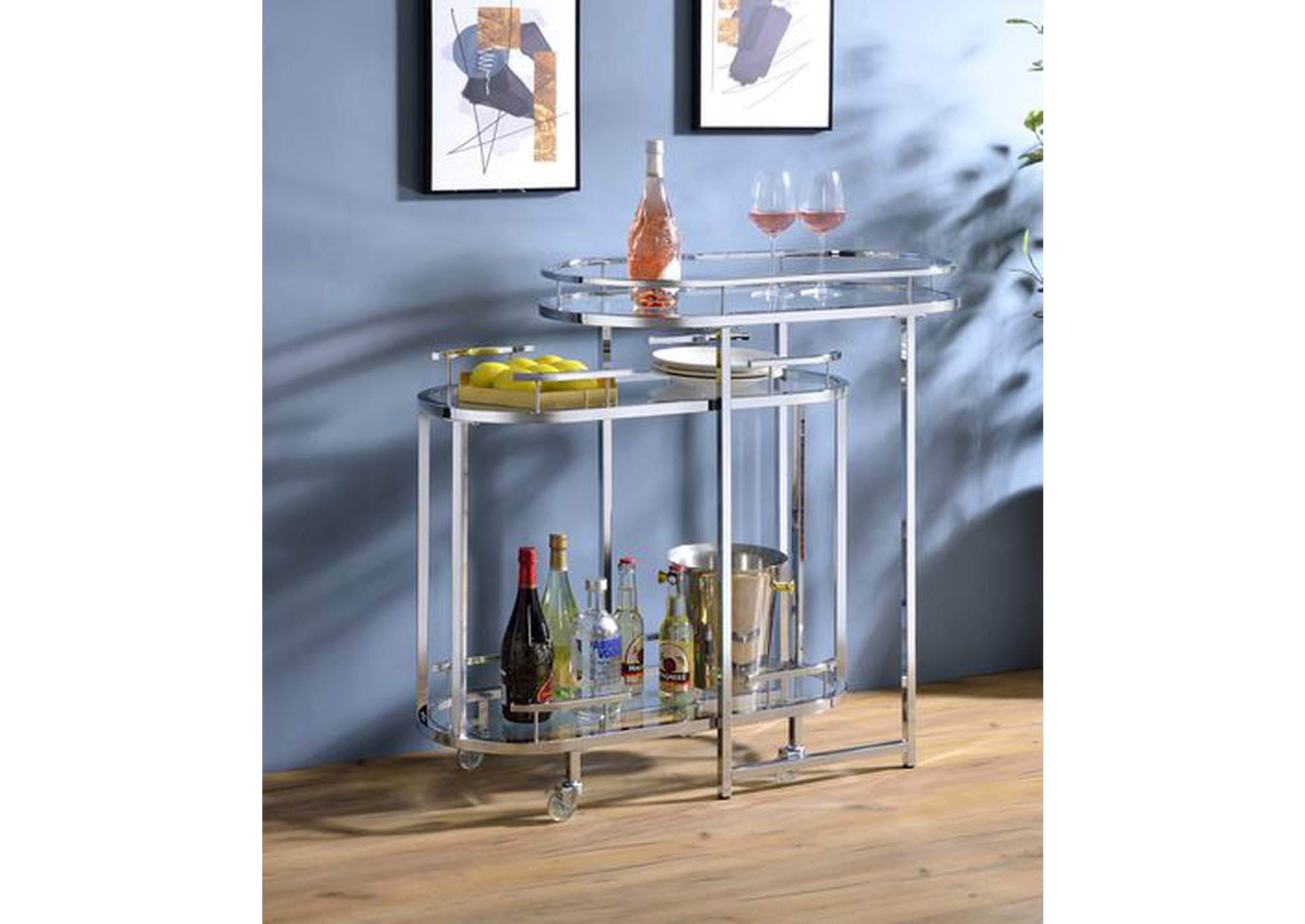 Piffo Serving Cart,Acme