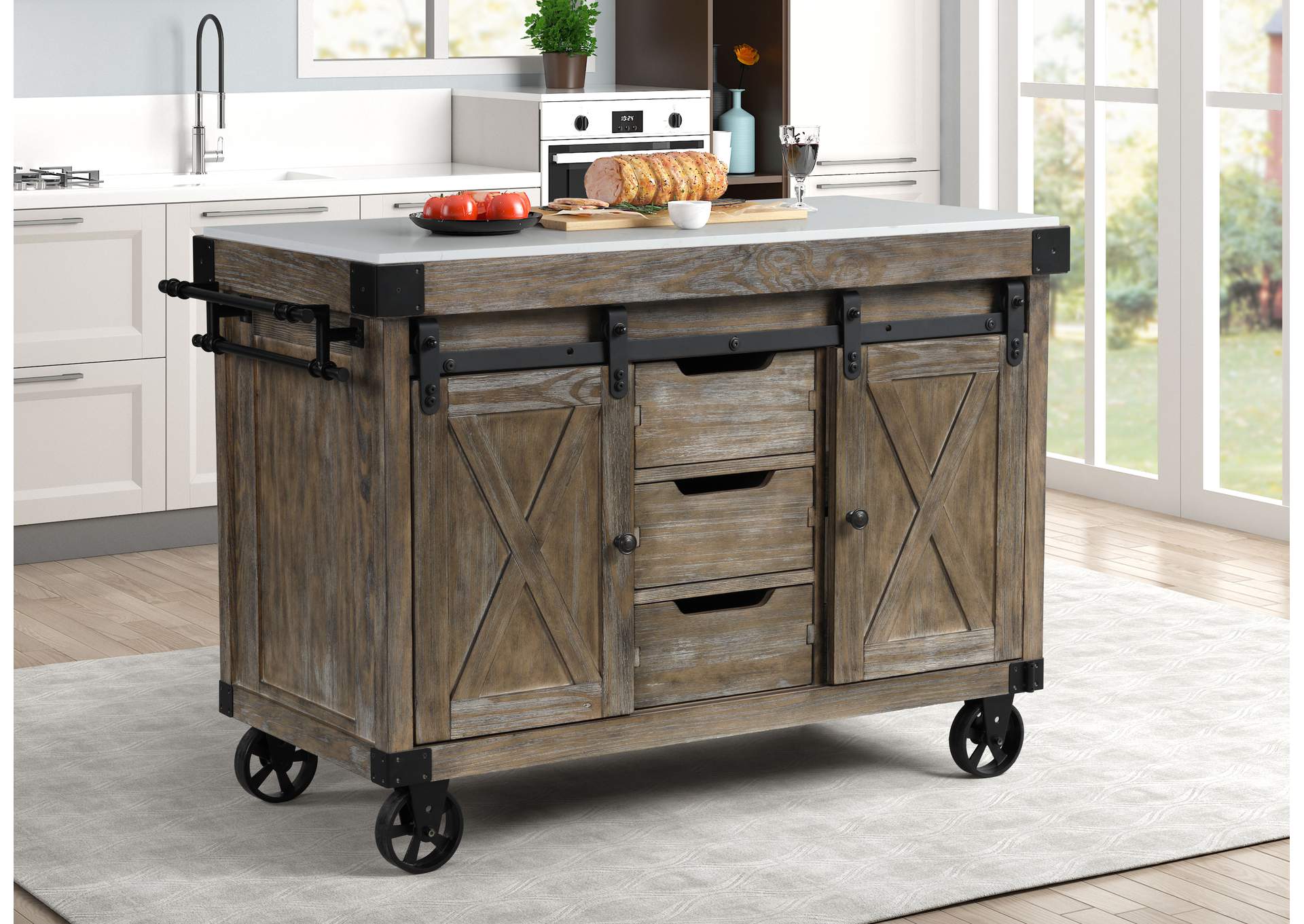 Alforvott Serving Cart,Acme